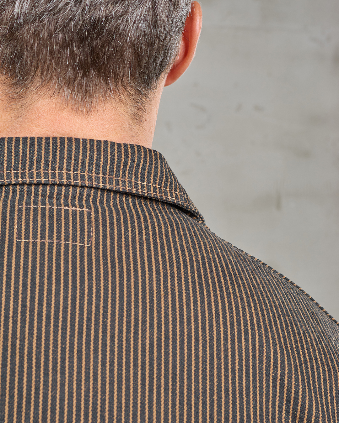 1941 Utility Jacket Hickory Stripe Brown