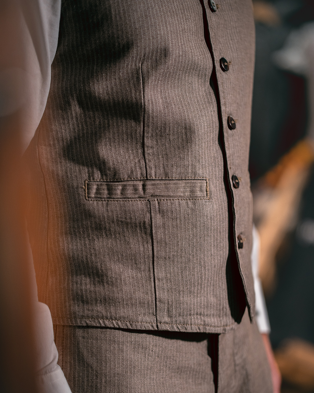 1905 Hauler Vest HBT brown