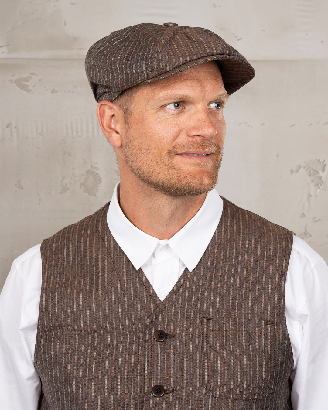 1928 Newsboy Cap Alameda Brown