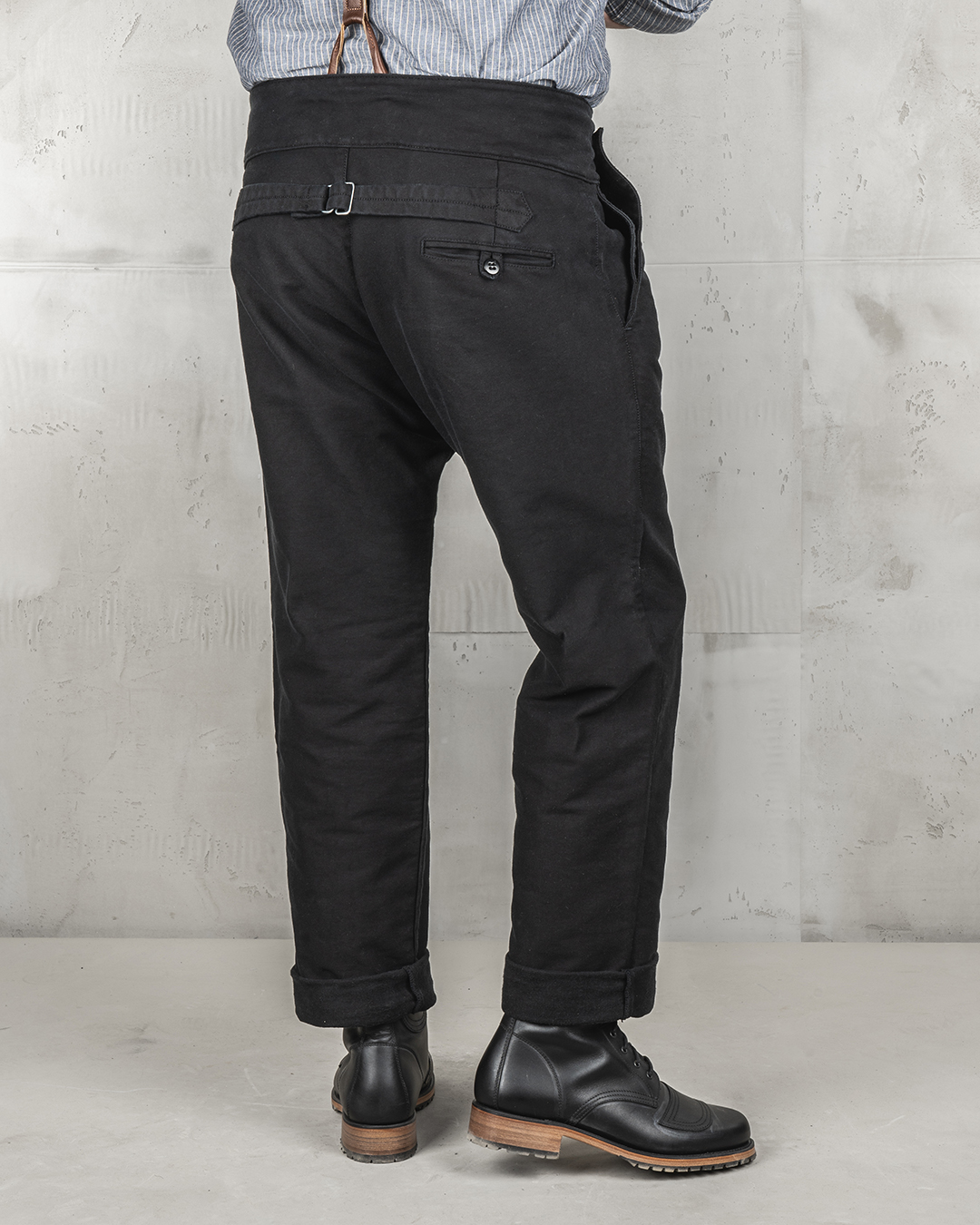 1935 Machinist Trousers Elephant Skin Black 1935 Machinist Trousers Elephant Skin Black