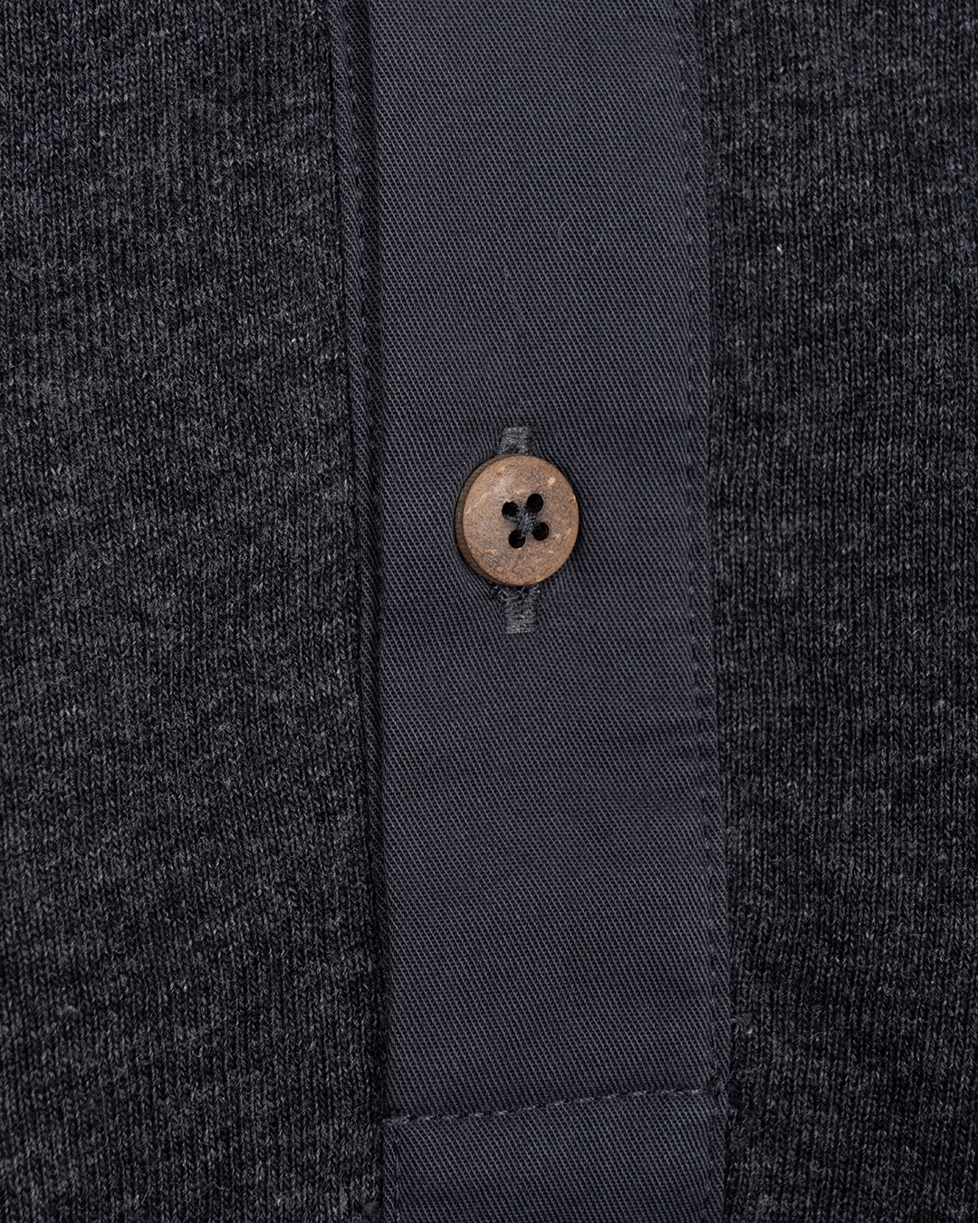 1927 Henley Shirt long sleeve iron grey 1927 Henley Shirt long sleeve iron grey