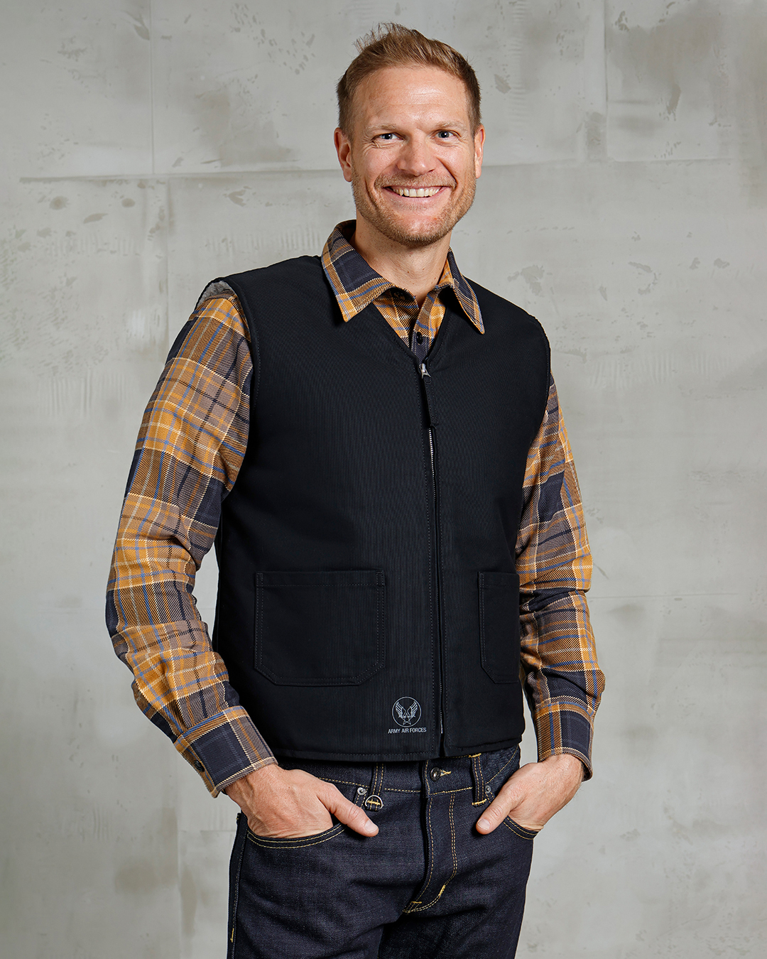 1942 C2 Vest Waxed Navy