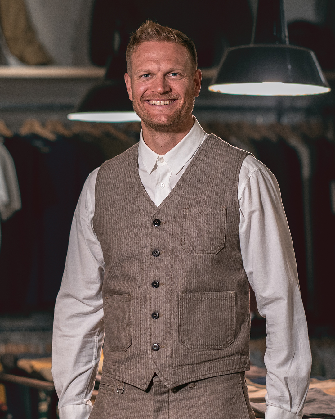 1937 Roamer Vest HBT brown 1937 Roamer Vest HBT brown