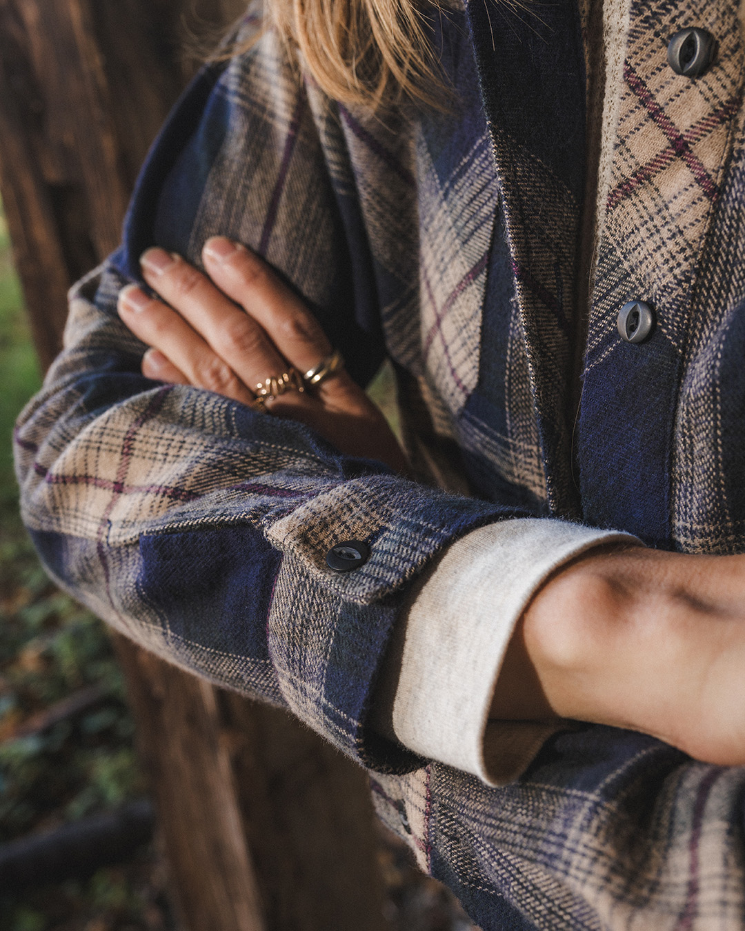 Dale Shirt Blue Beige Check