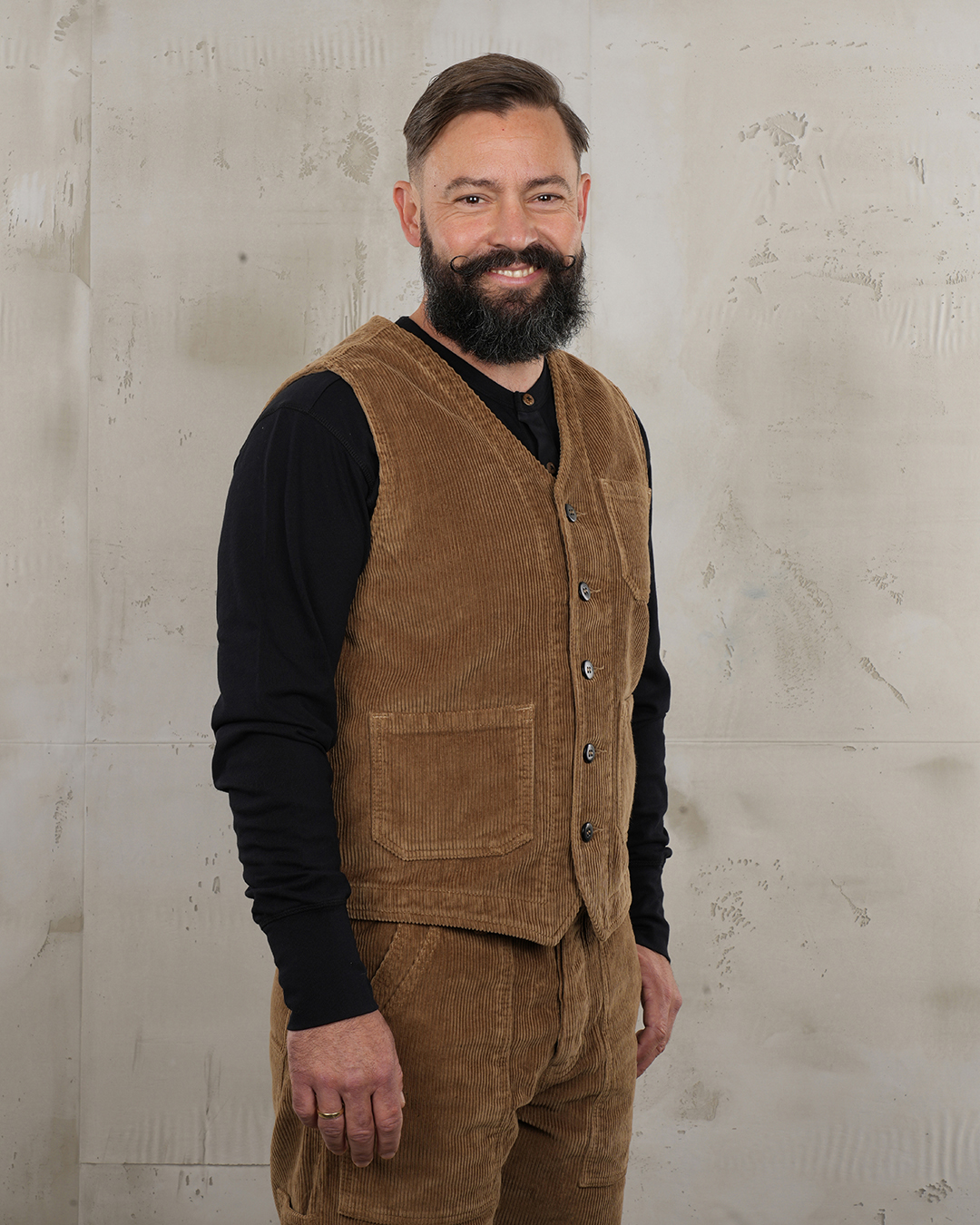 1937 Roamer Vest light brass cord