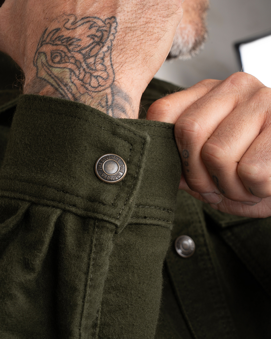 1943 CPO Shirt Moleskin moss