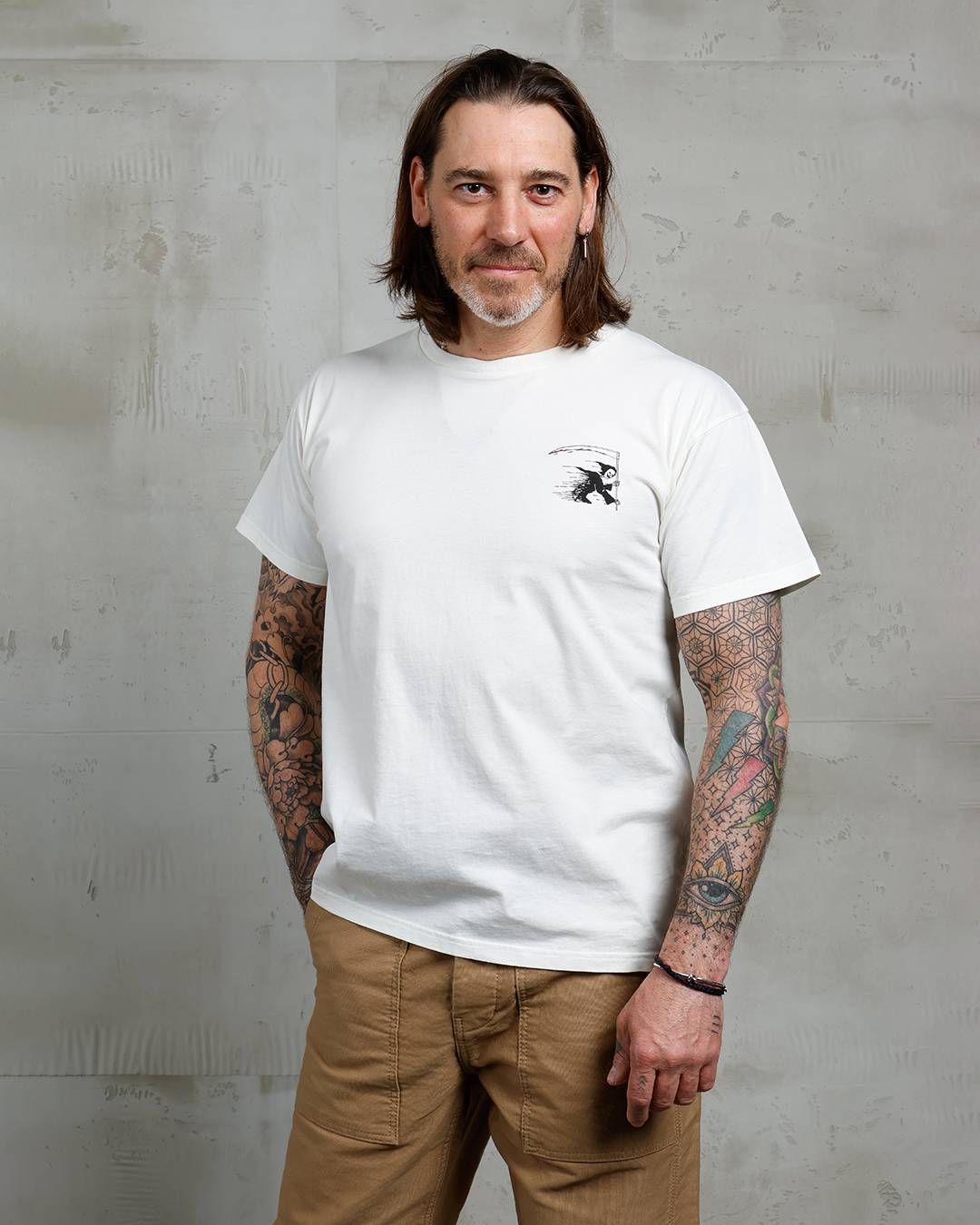 1969 Sports Tee Grim Reaper White