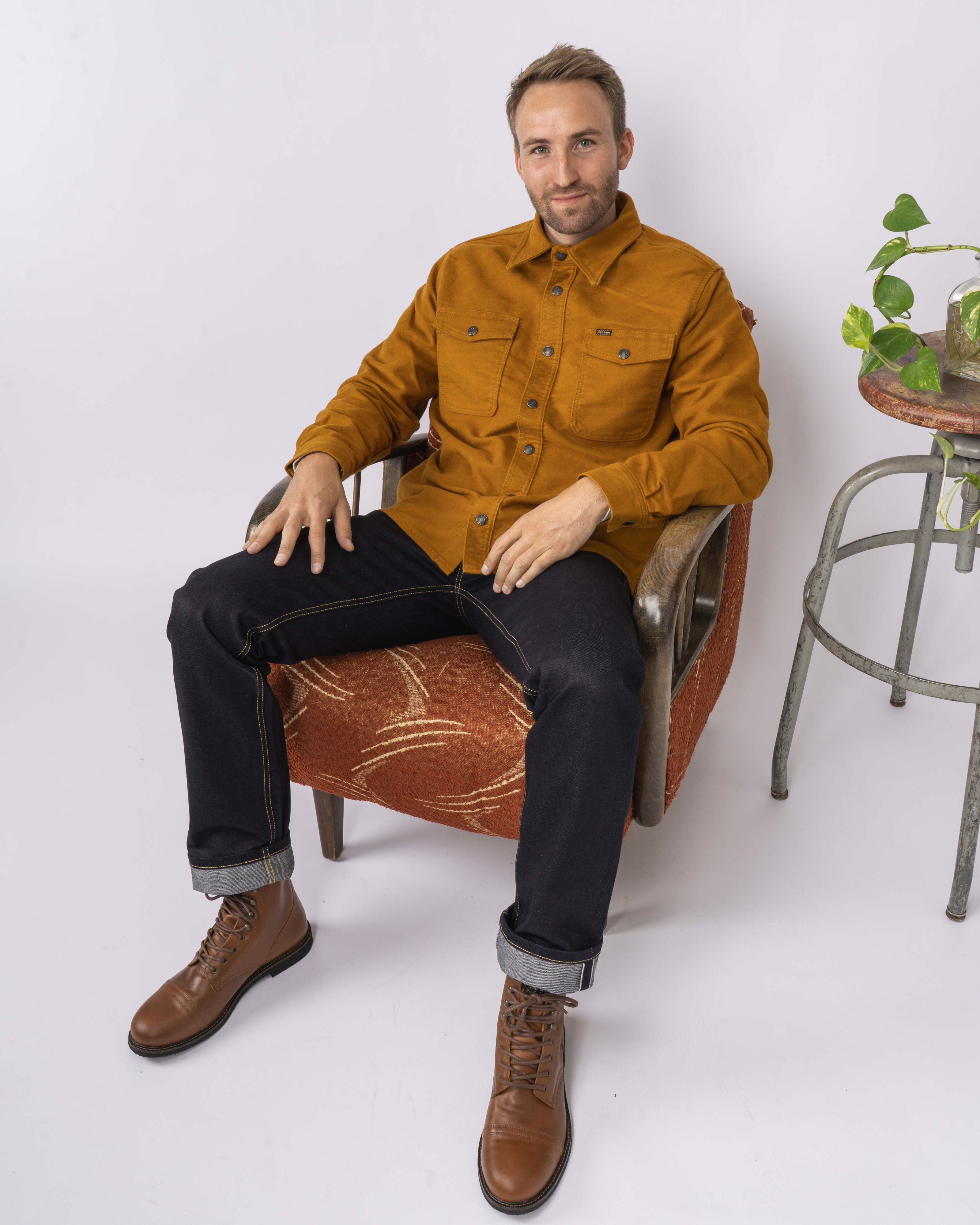1943 CPO Shirt Moleskin Mustard