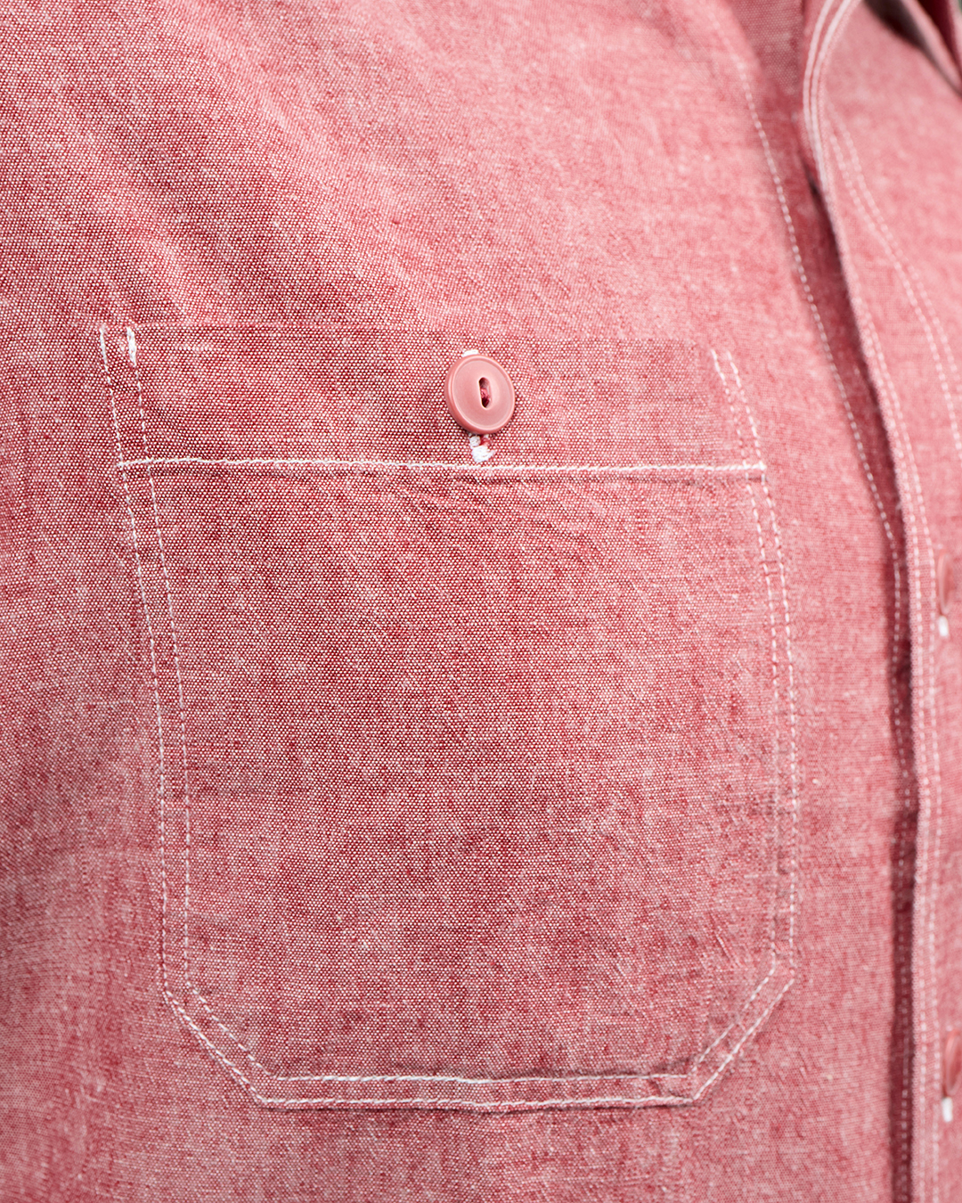1940 USN Chambray Shirt Harbor Red