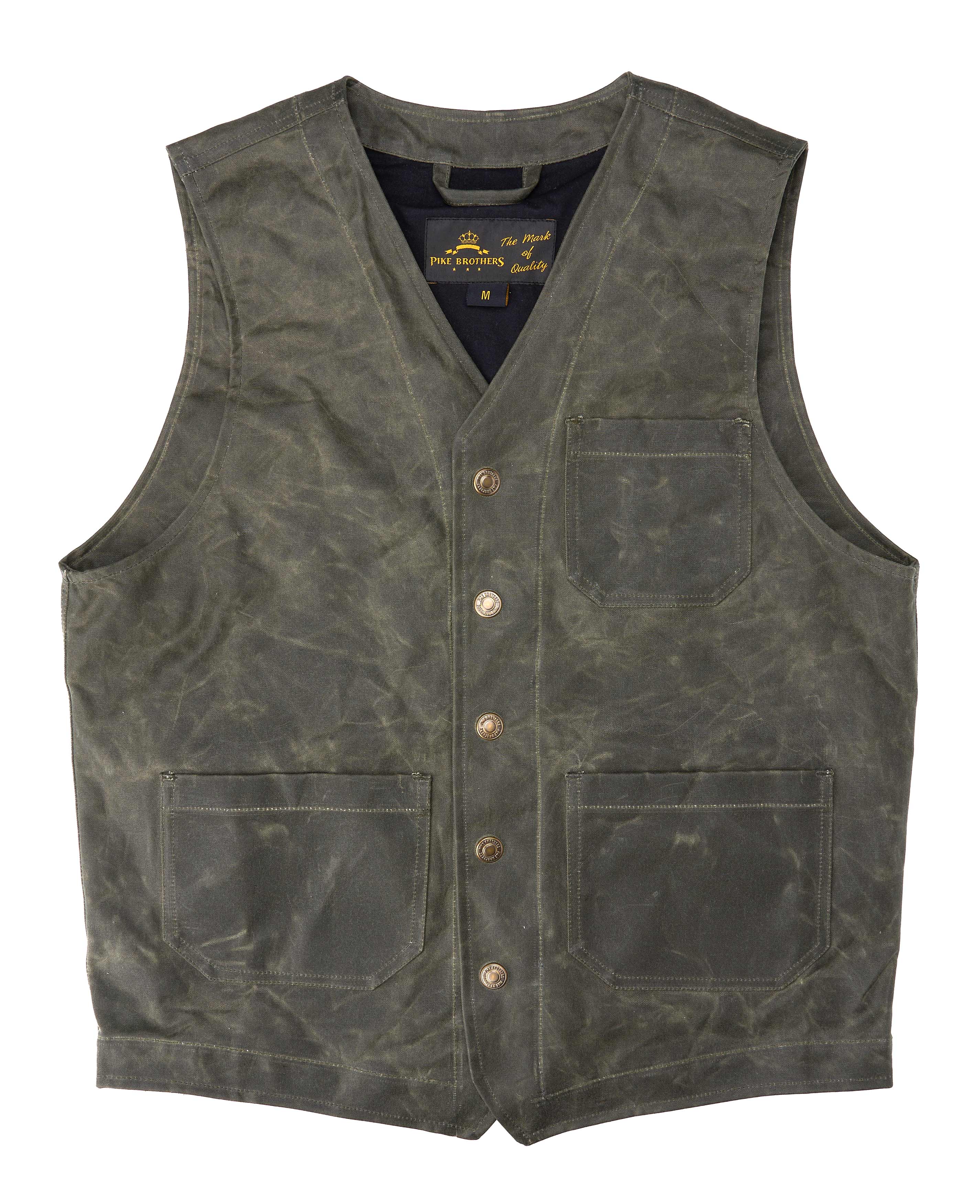 1937 Roamer Vest waxed olive