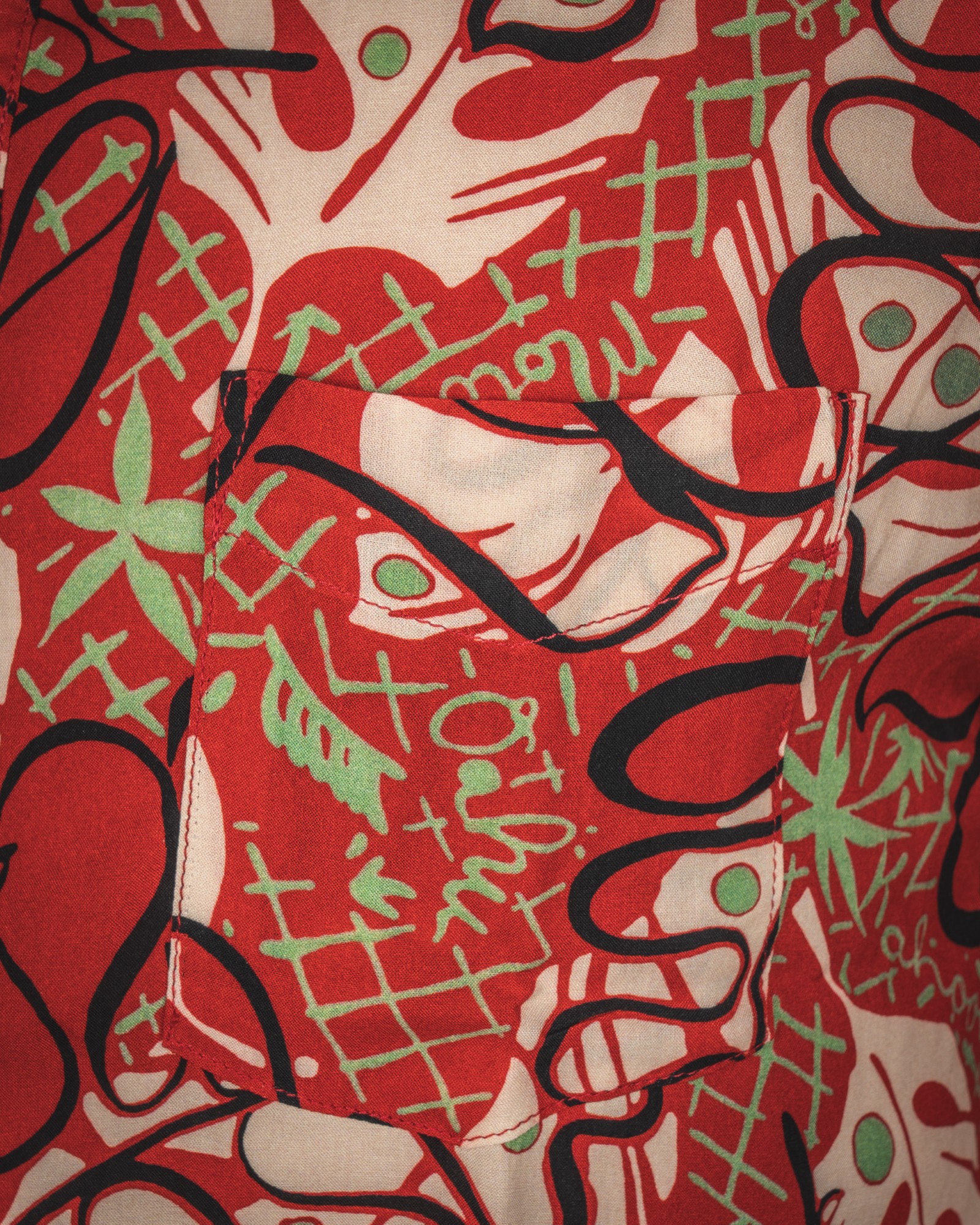 1948 Surf Shirt Kahoolawe Red