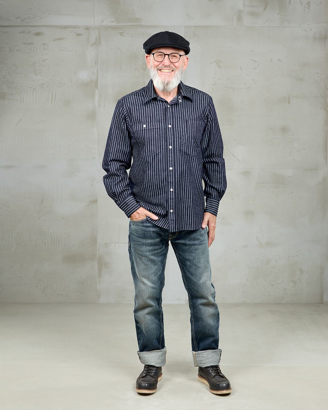 1937 Roamer Shirt blue Wabash Denim