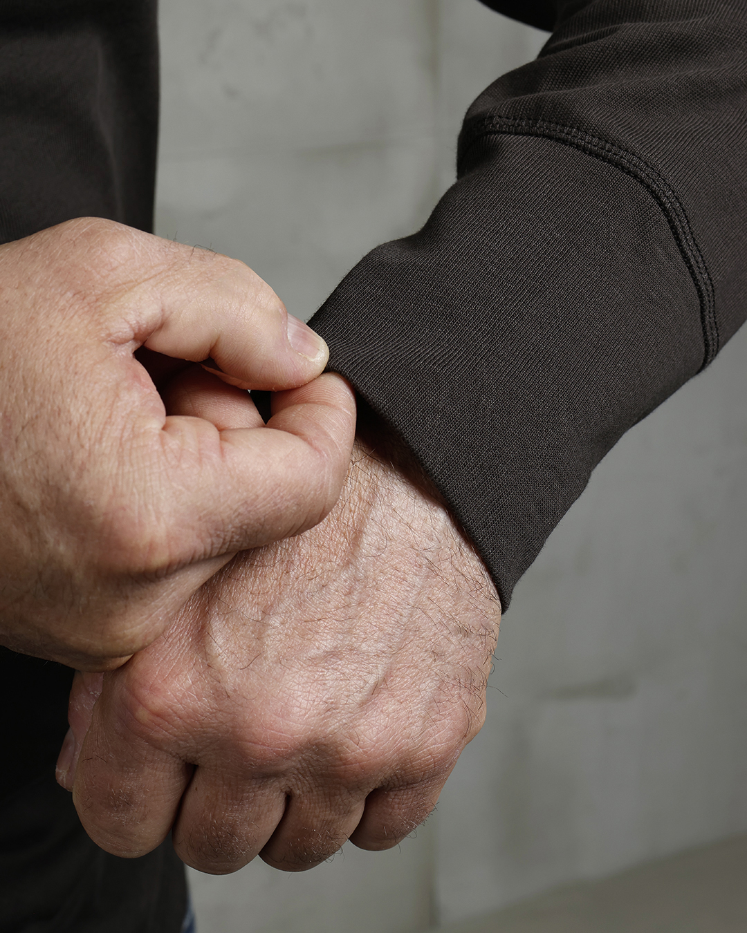 1927 Henley Shirt Long Sleeve Coffee