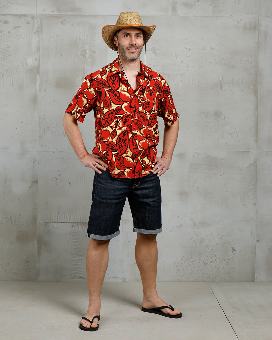 1948 Surf Shirt Random Red