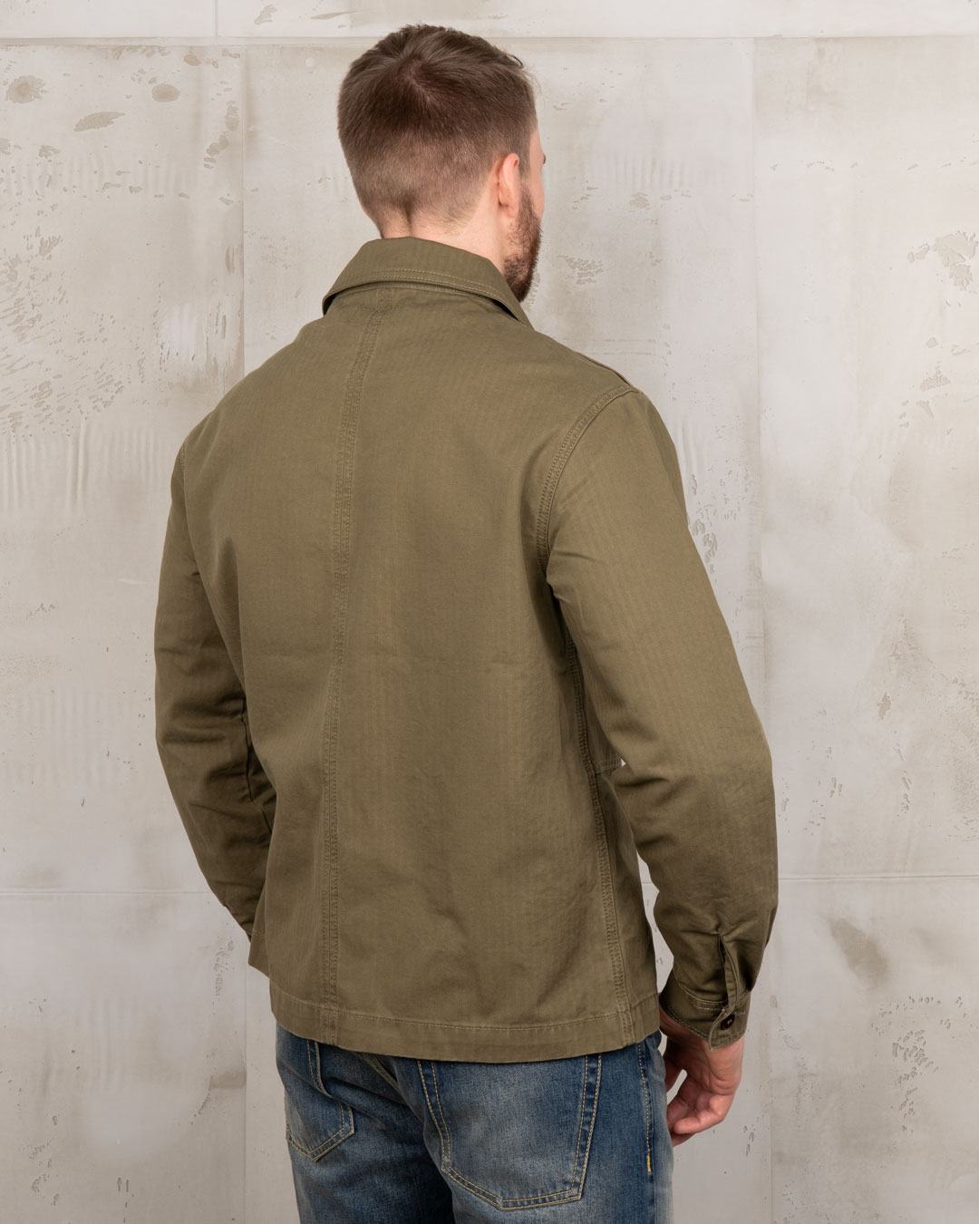 1967 Utility Shirt HBT Olive