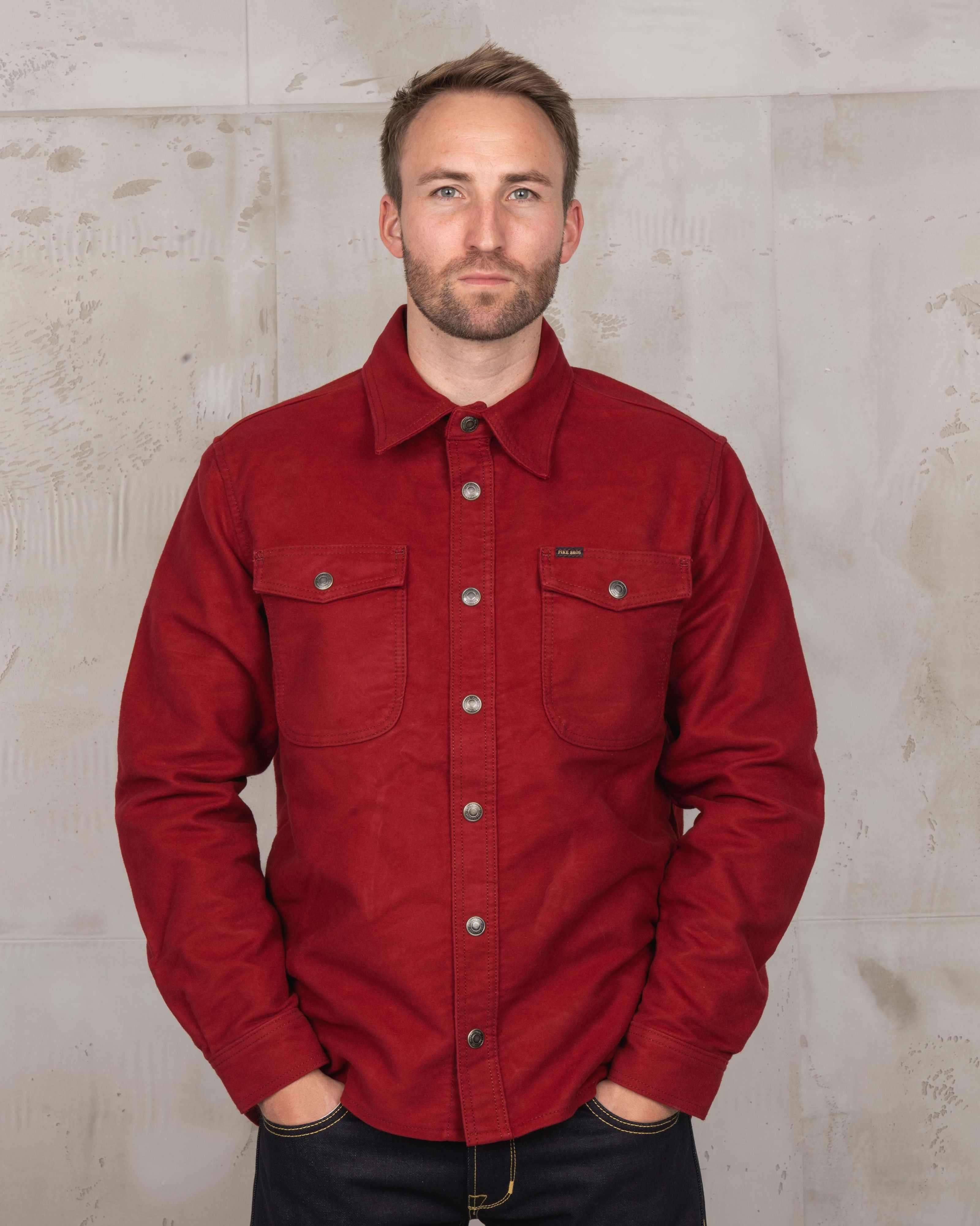 1943 CPO Moleskin Dark Red