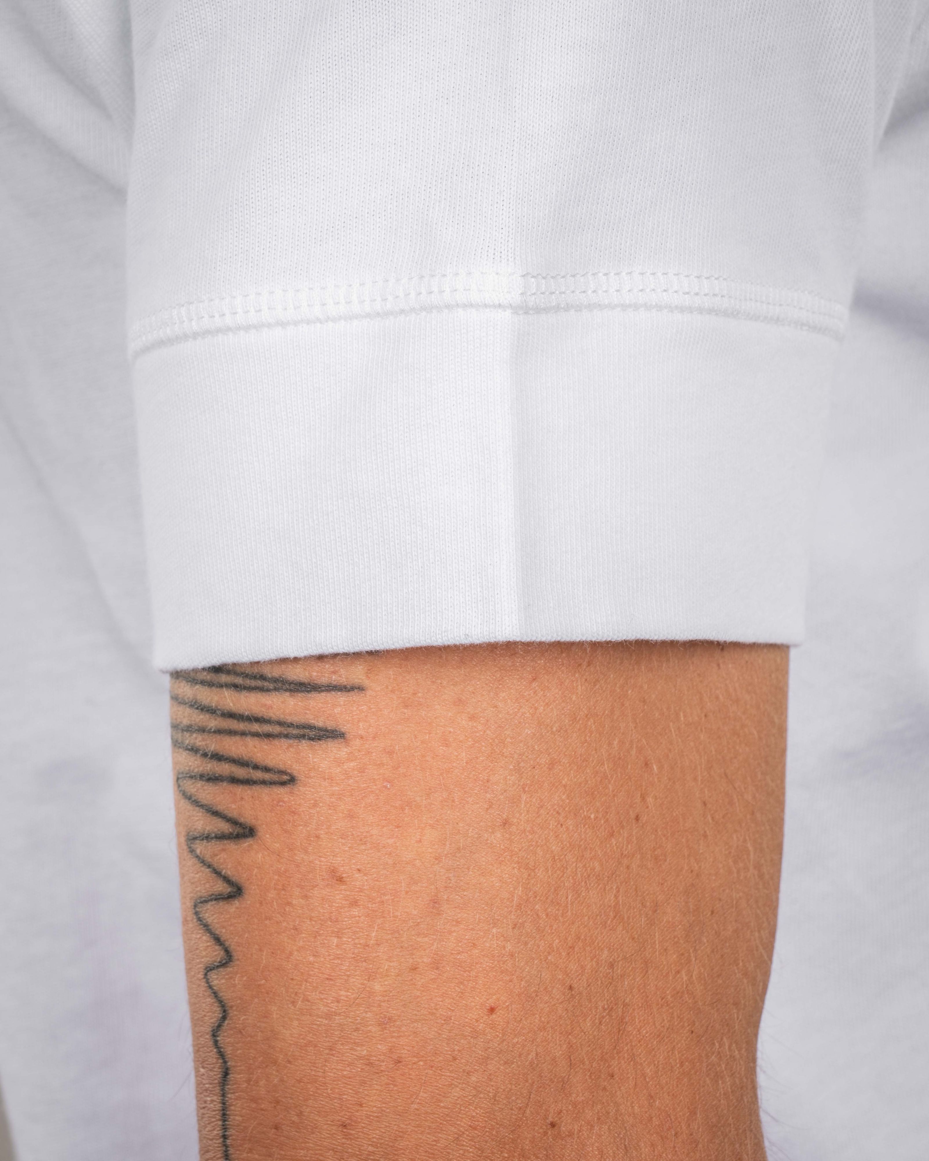 1927 Henley Shirt Short Sleeve Pure White