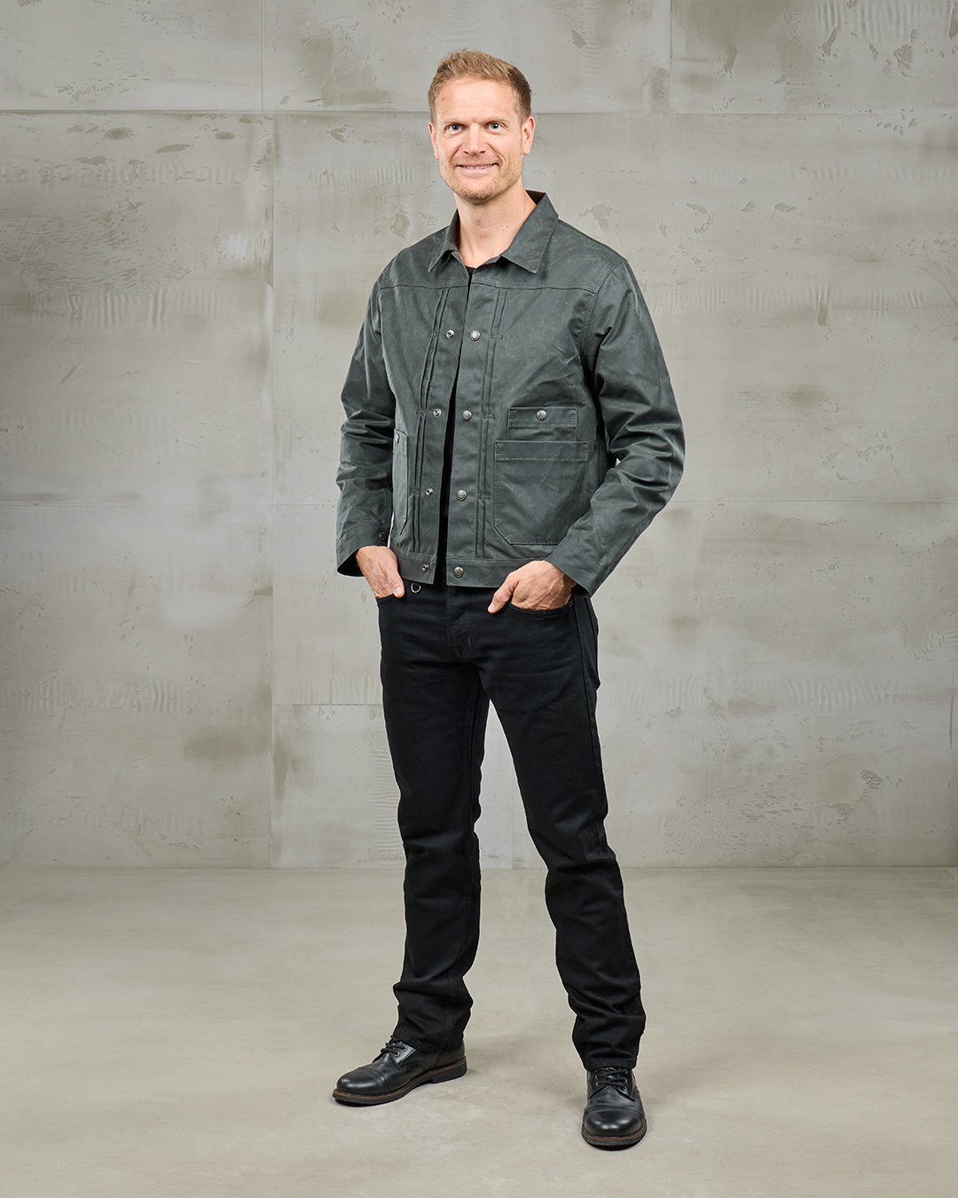 1908 Miner Jacket Waxed Olive