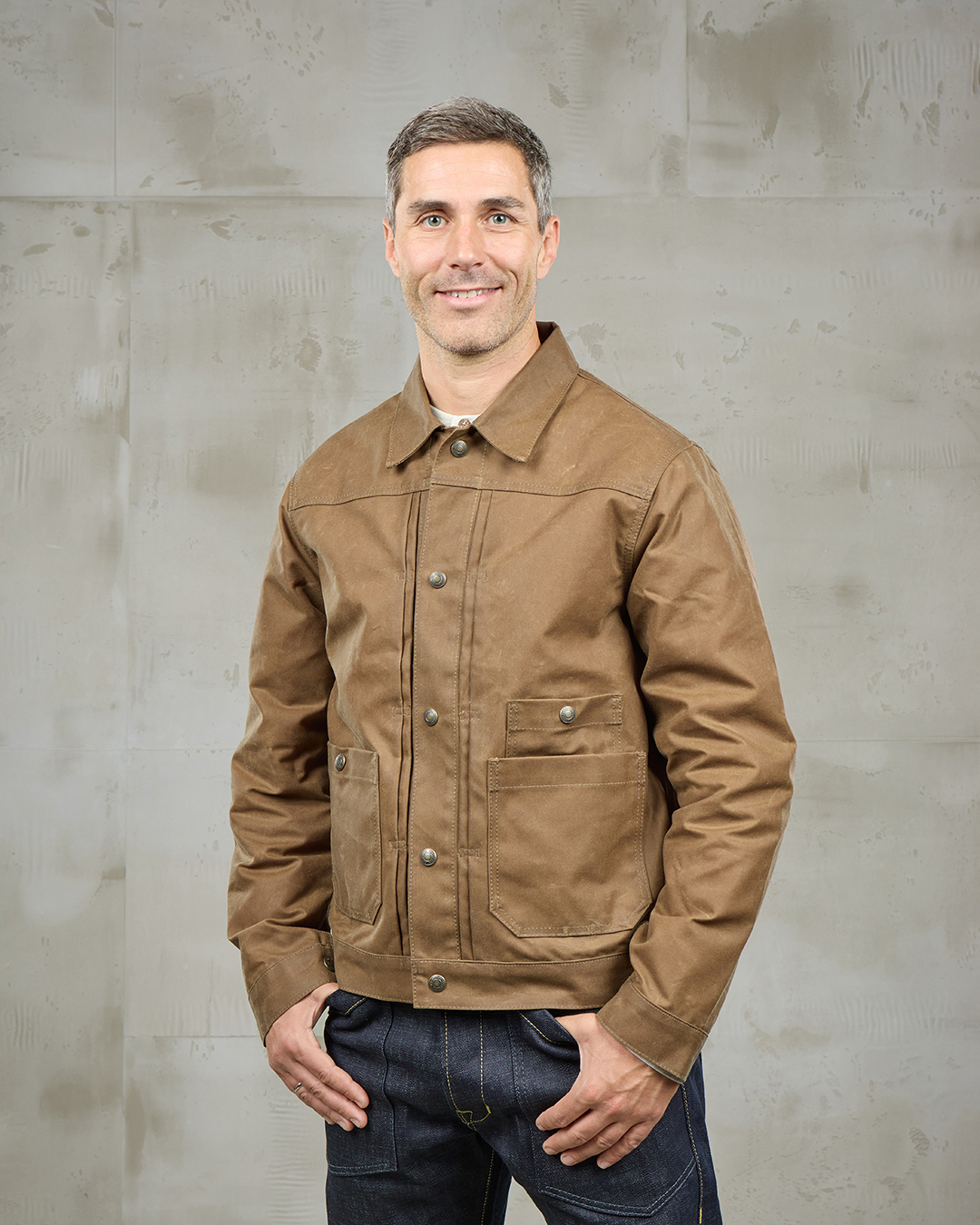 1908 Miner Jacket waxed tan