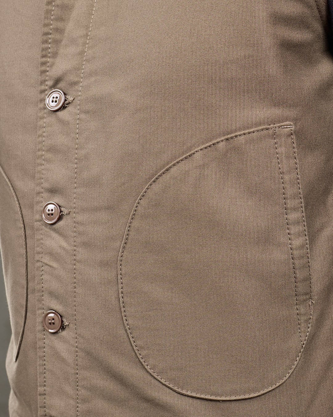 1944 Deck Vest Jungle Cloth Khaki