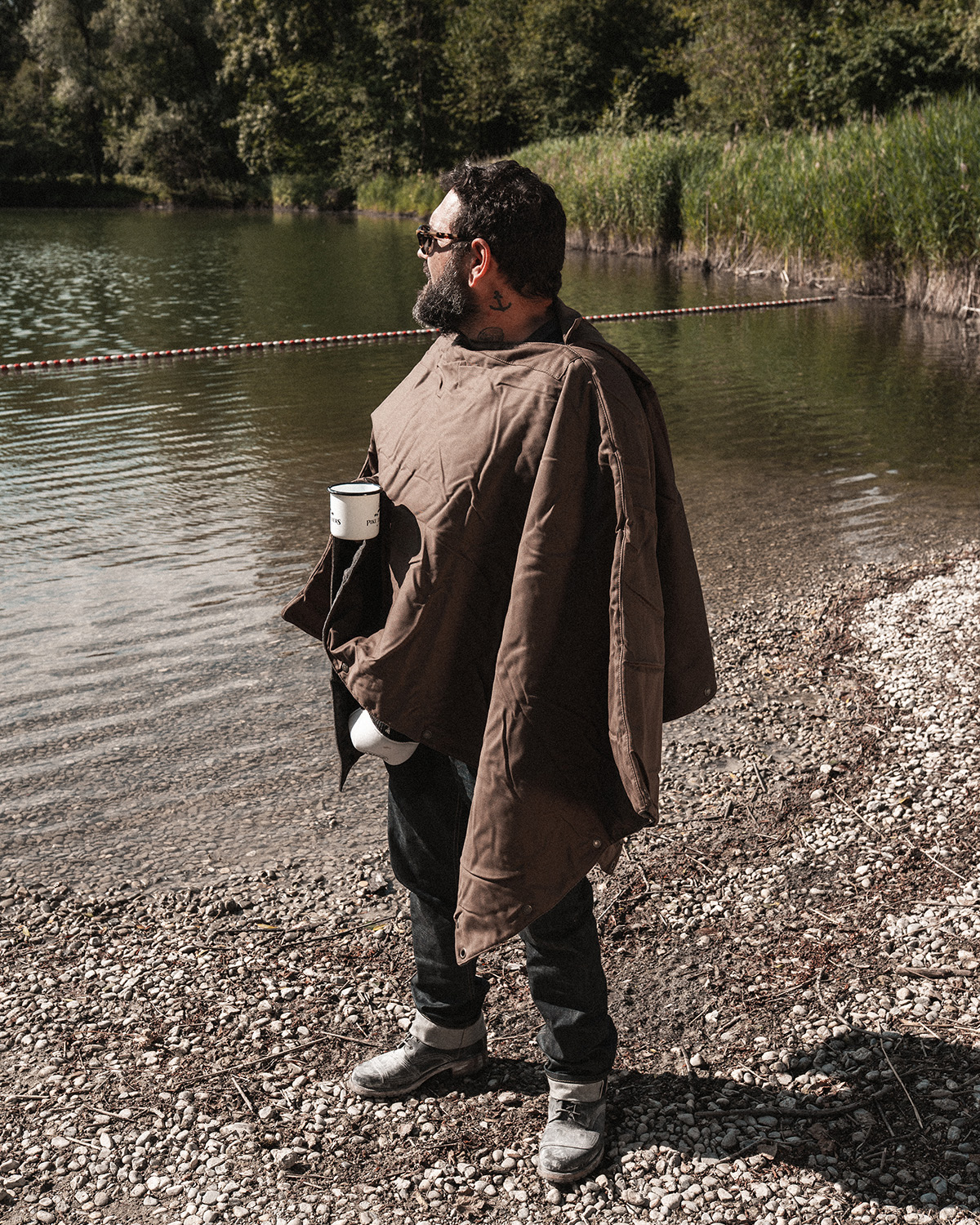 1965 Survival Blanket Waxed Khaki