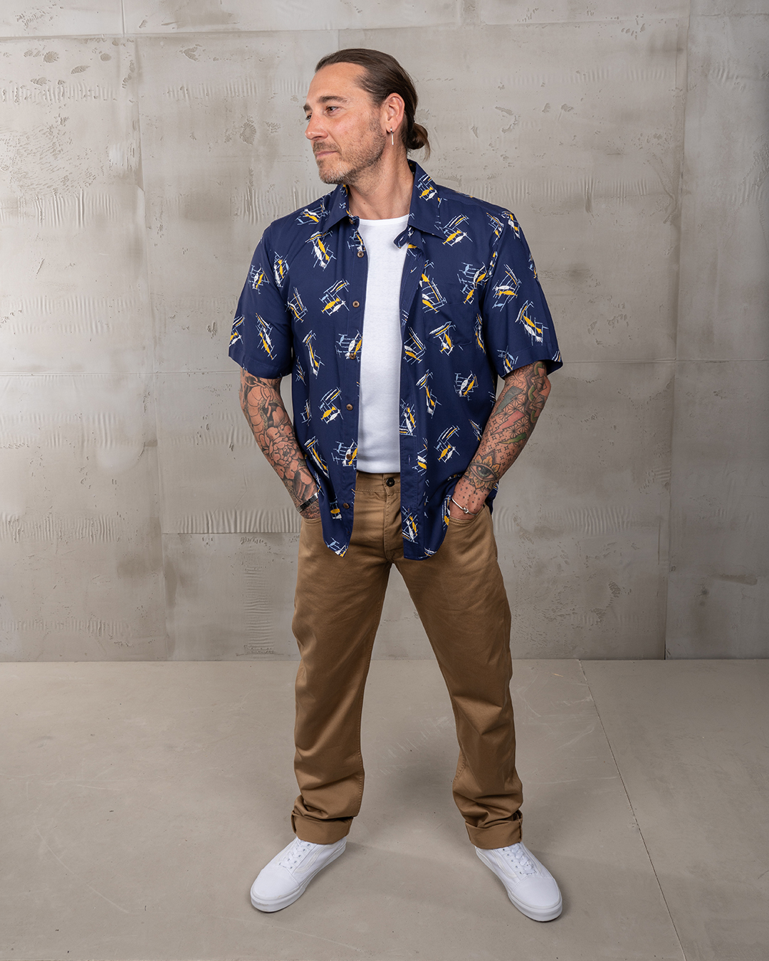 1948 Surf Shirt Kahoolawe Blue