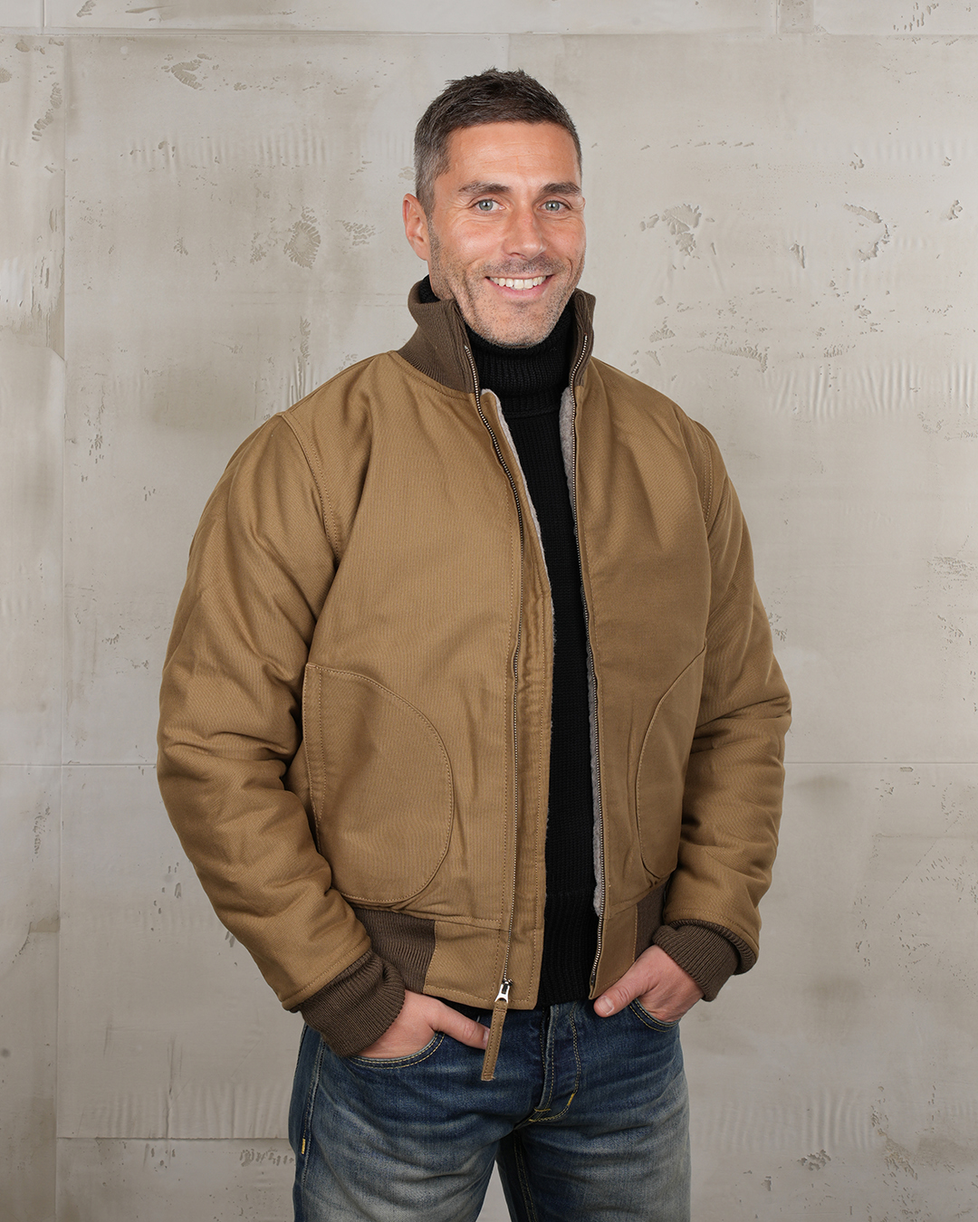 1944 NAF Flight Jacket Pacific beige