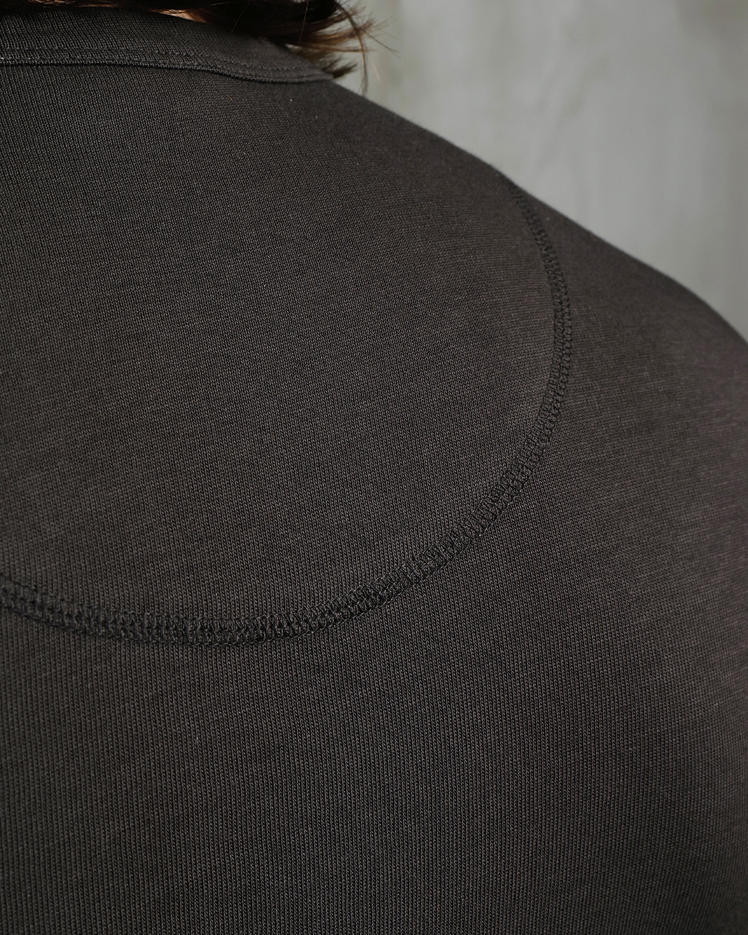 1927 Henley Shirt Long Sleeve Coffee