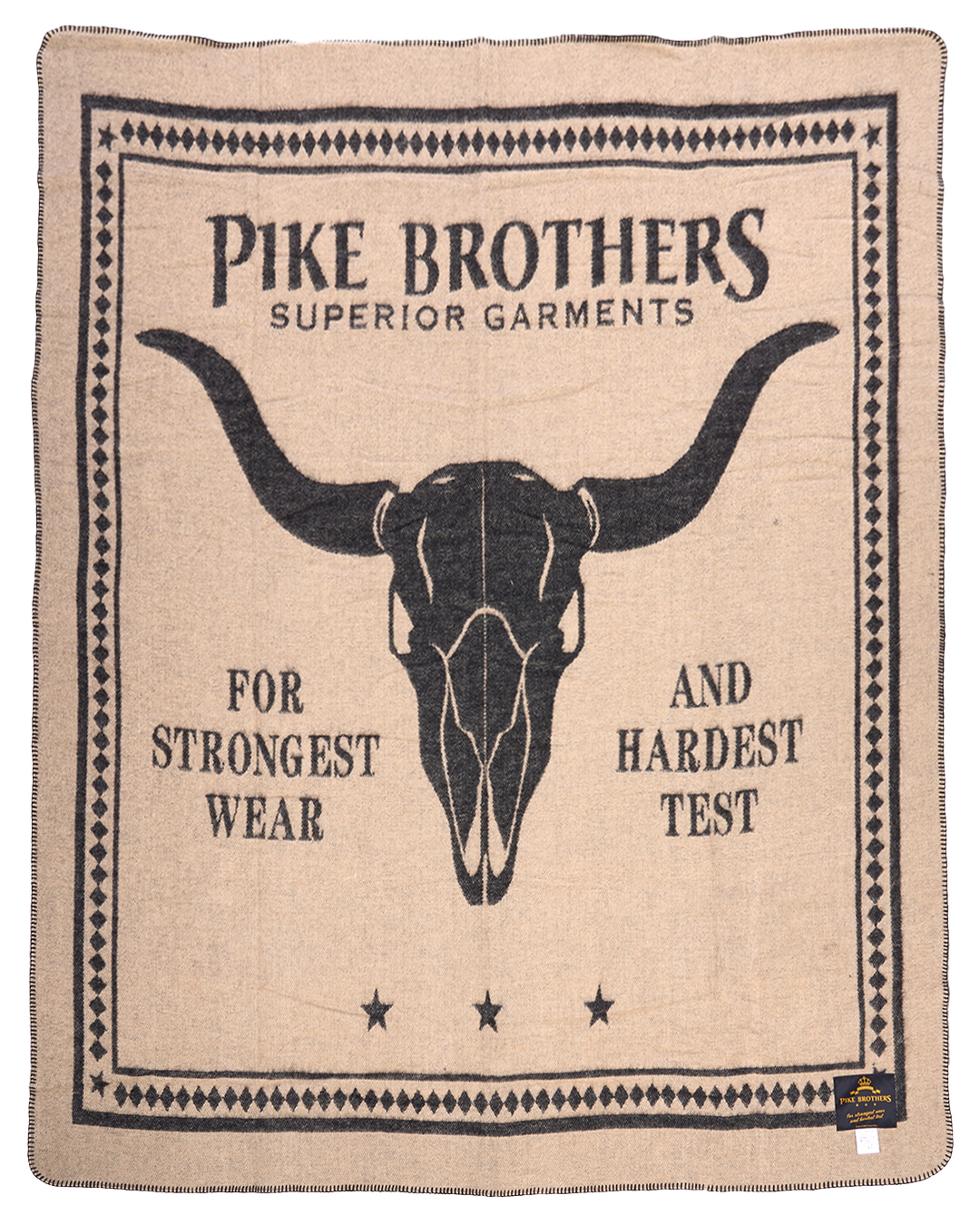 1969 Longhorn blanket black 1969 Longhorn blanket black