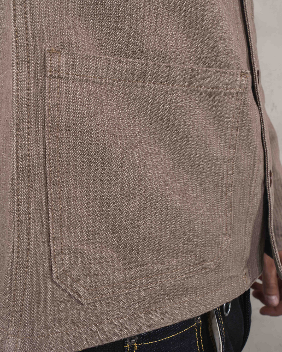 1948 Crafter Jacket HBT Brown 1948 Crafter Jacket HBT Brown