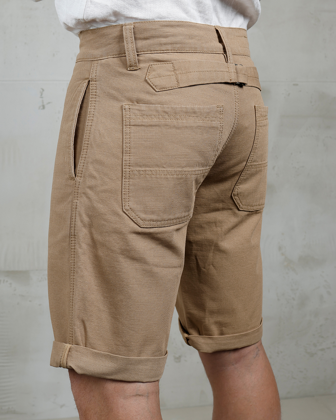 1908 Hazienda Short Panama Beige