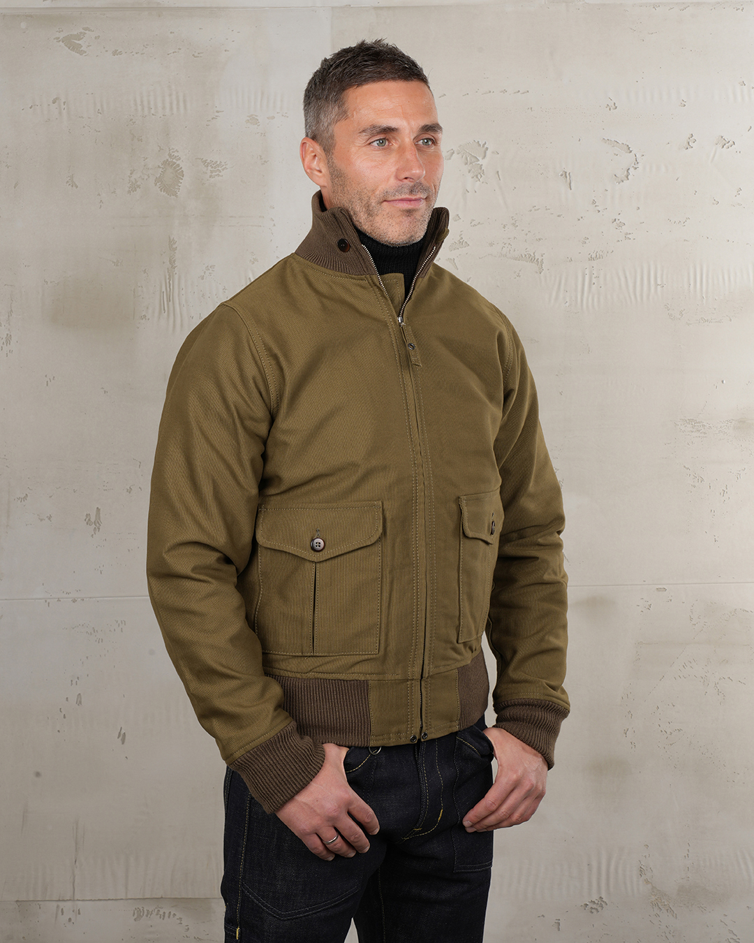 1938 USN 37J1 Jacket Cadet green