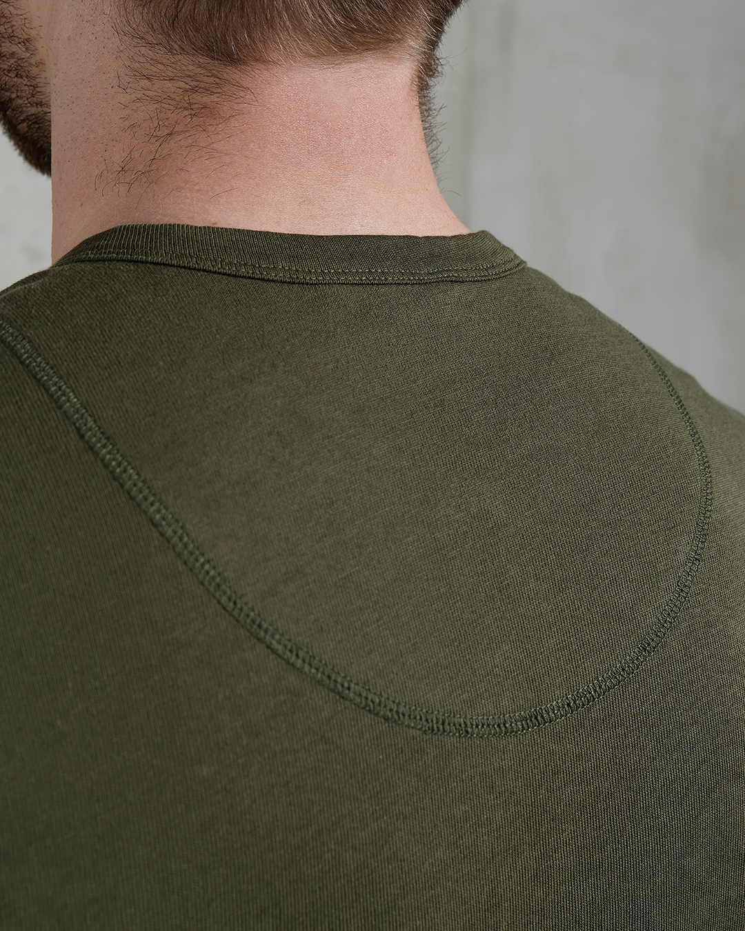 1927 Henley Shirt Short Sleeve Mojave Green