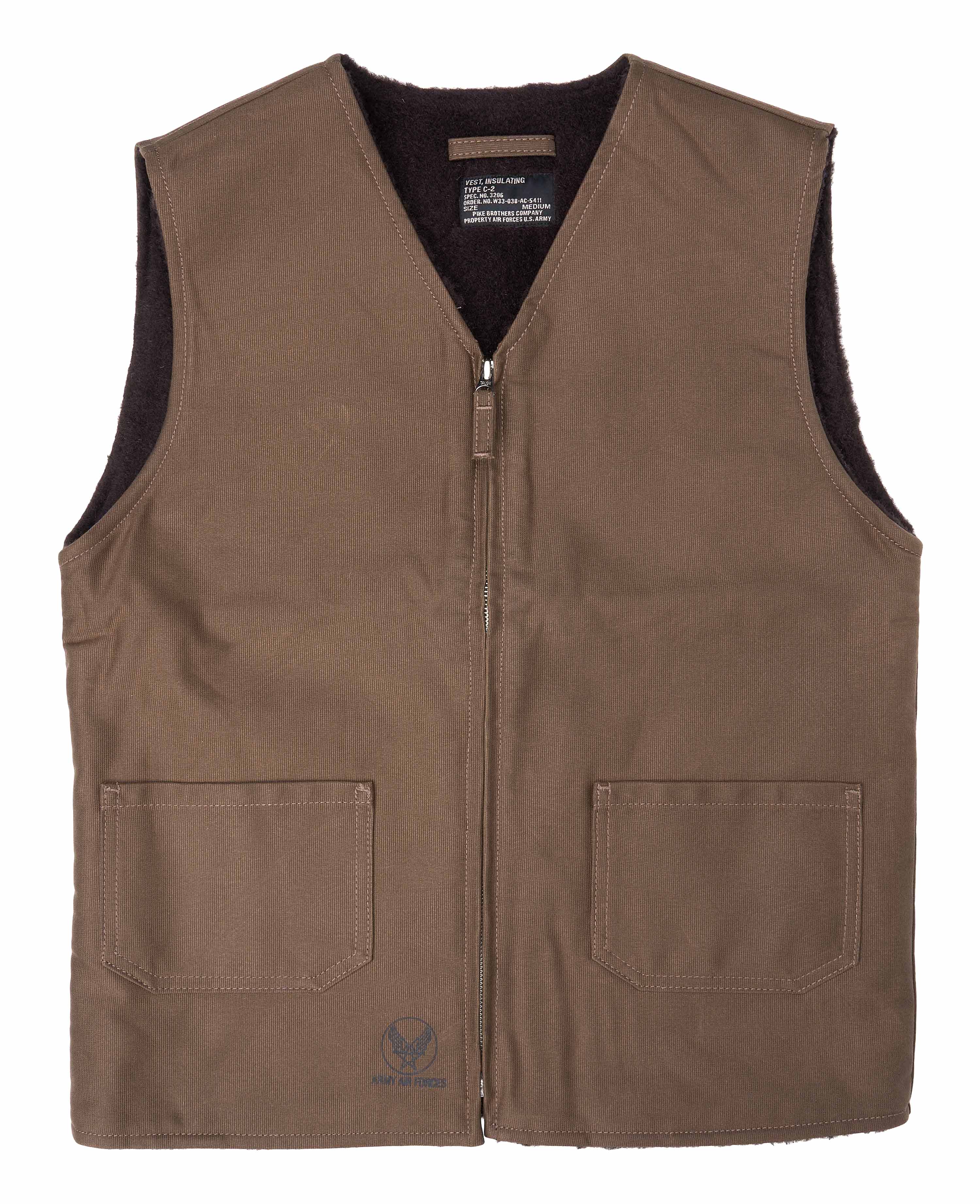 1942 C2 Vest waxed khaki 1942 C2 Vest waxed khaki