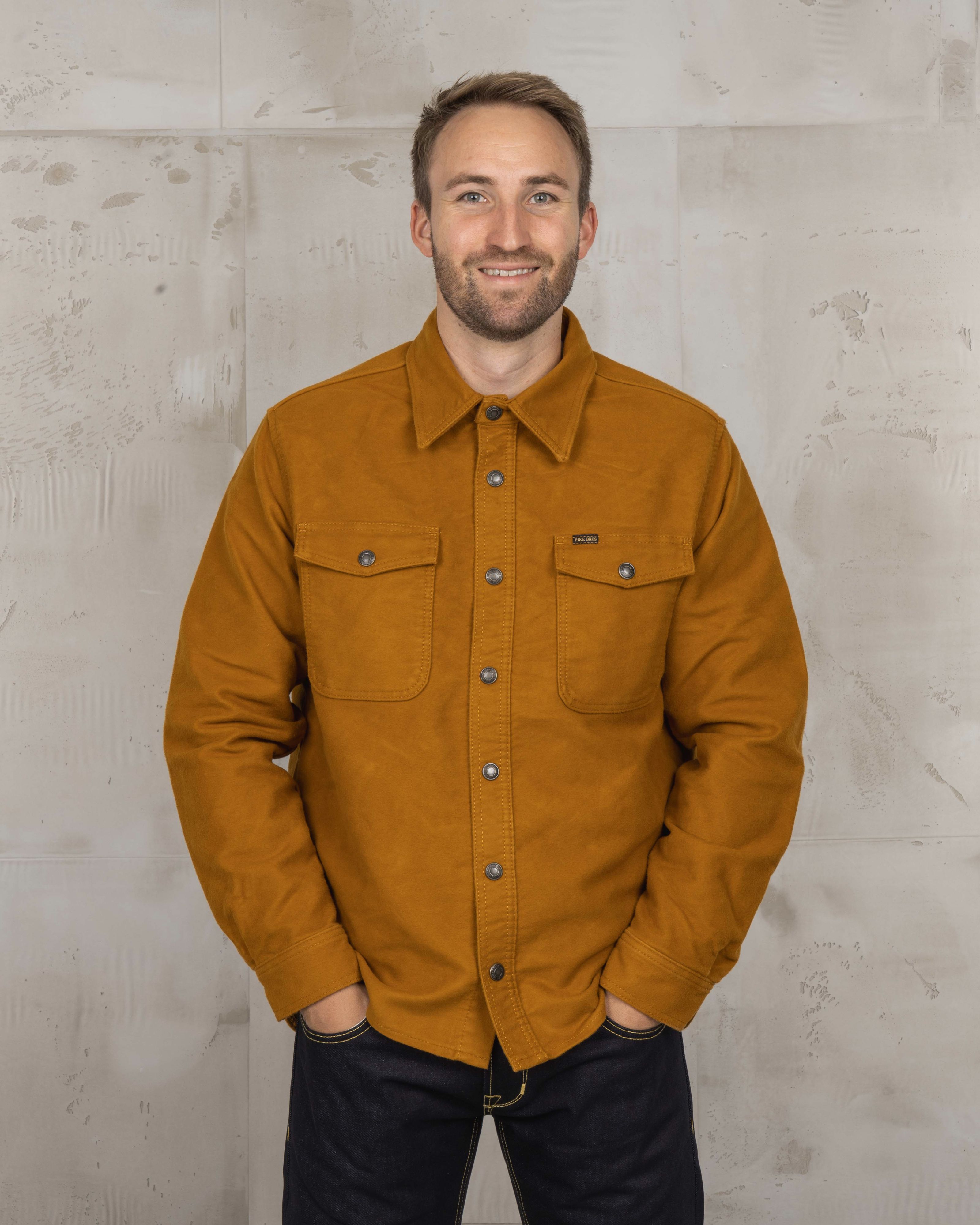 1943 CPO Shirt Moleskin Mustard