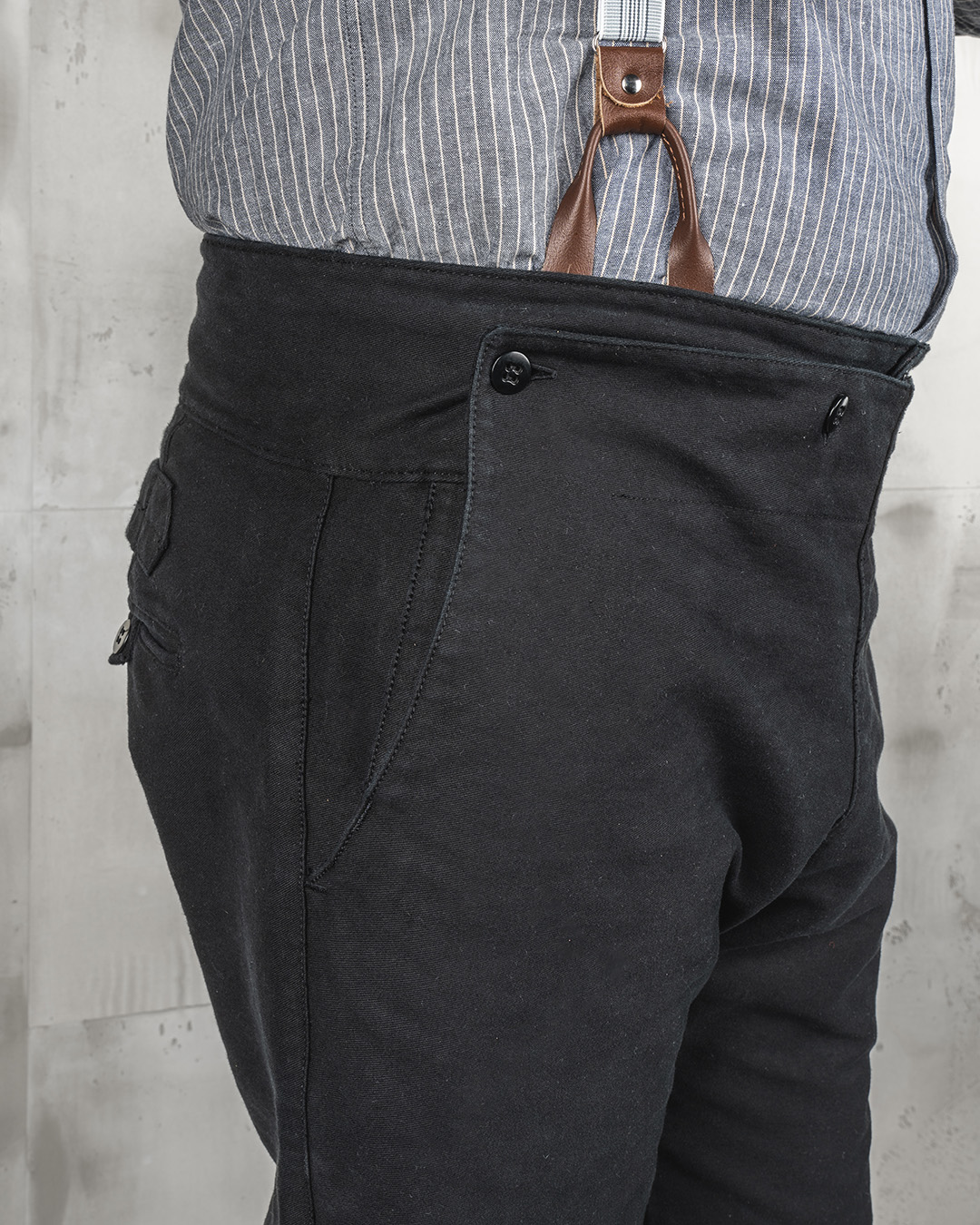 1935 Machinist Trousers Elephant Skin Black 1935 Machinist Trousers Elephant Skin Black