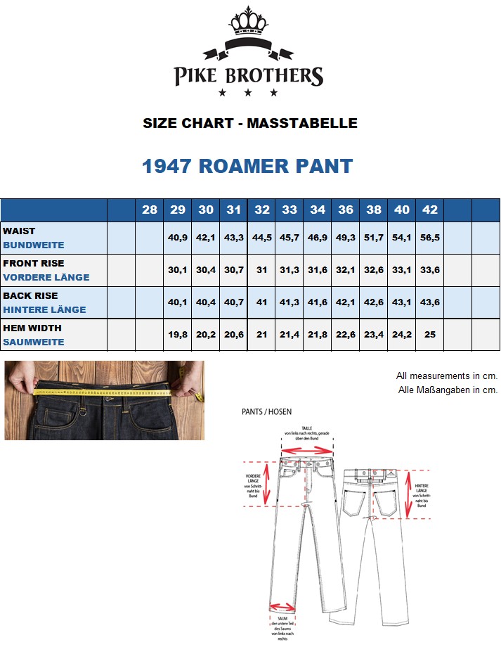1947 Roamer Pant 15oz indigo