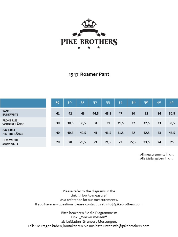 1947 Roamer Pant 15oz indigo 1947 Roamer Pant 15oz indigo