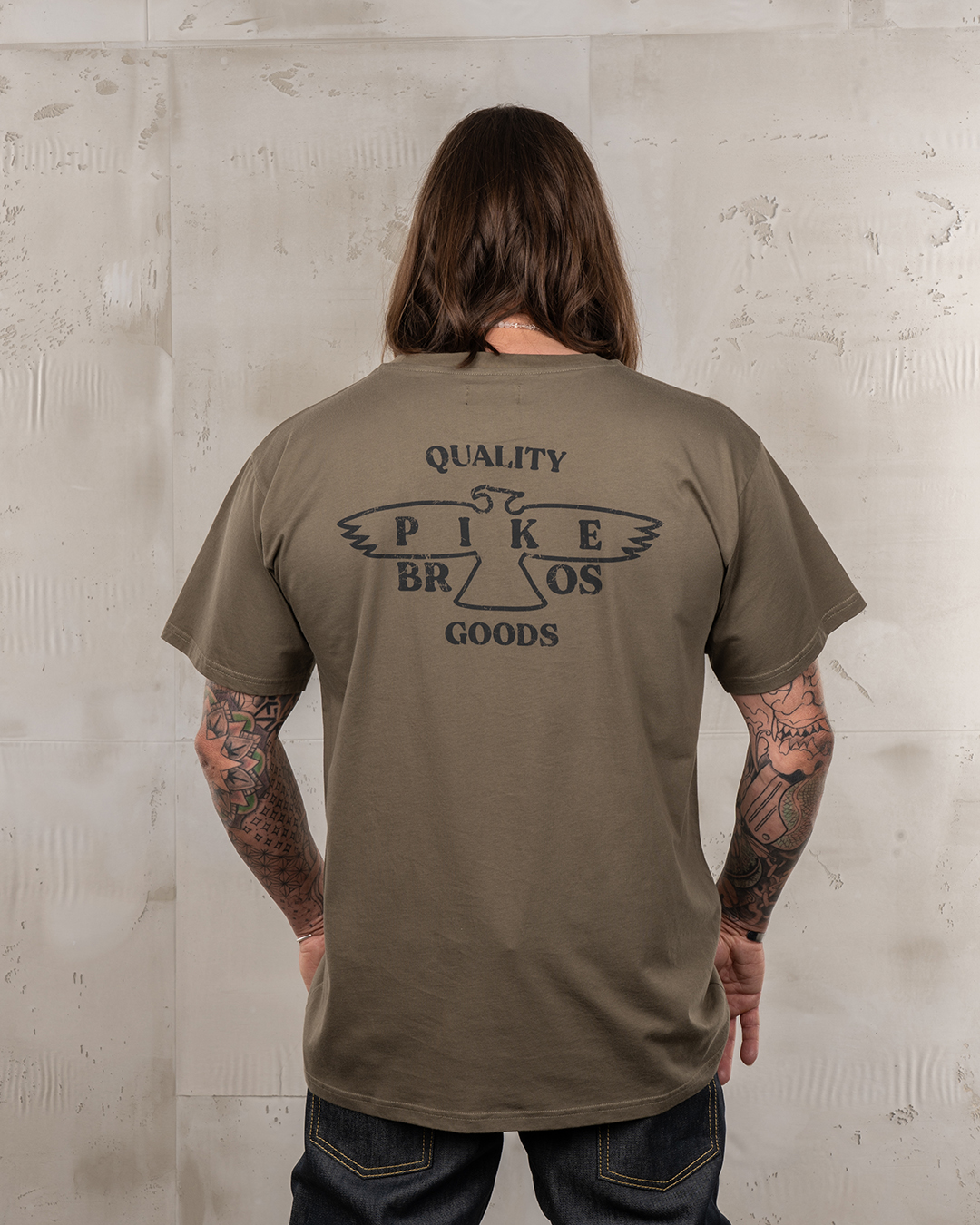1969 Sports Tee Eagle Olive