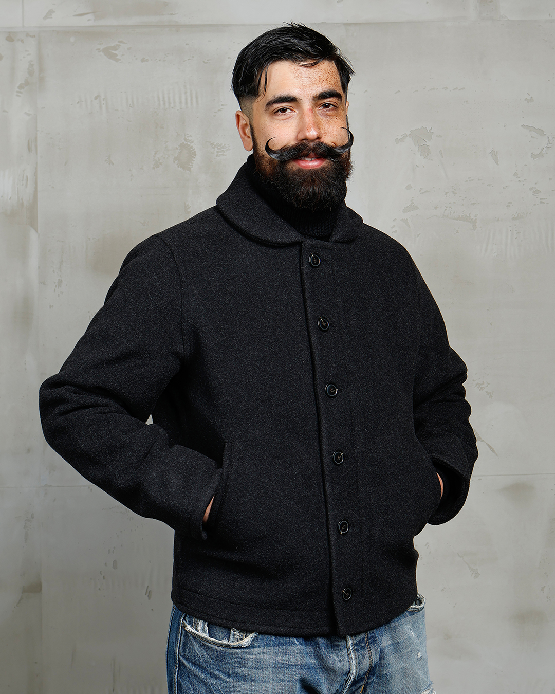 1944 N1 Deck Jacket Frontier Black