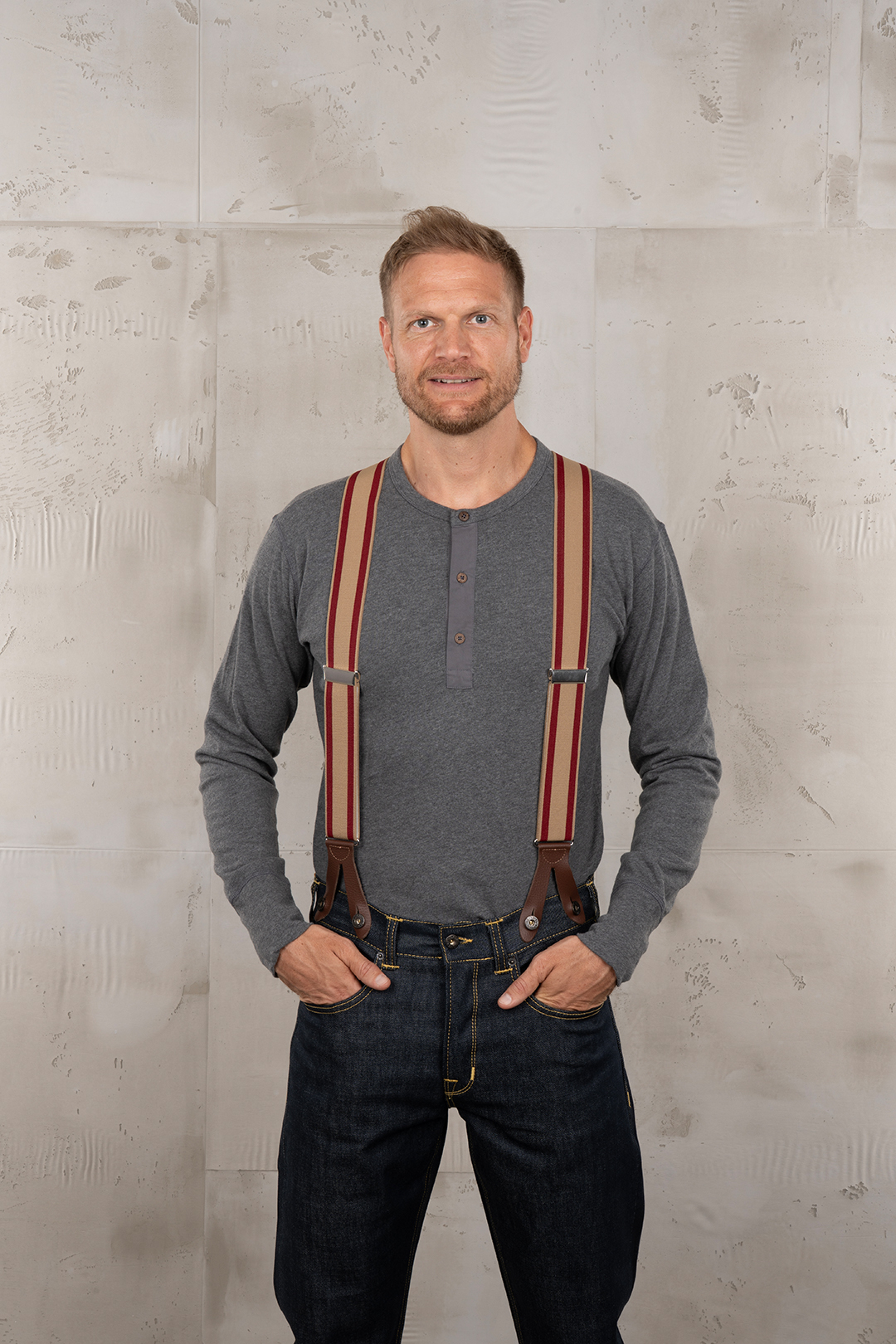 1937 Heavy Duty Braces Red 1937 Heavy Duty Braces Red