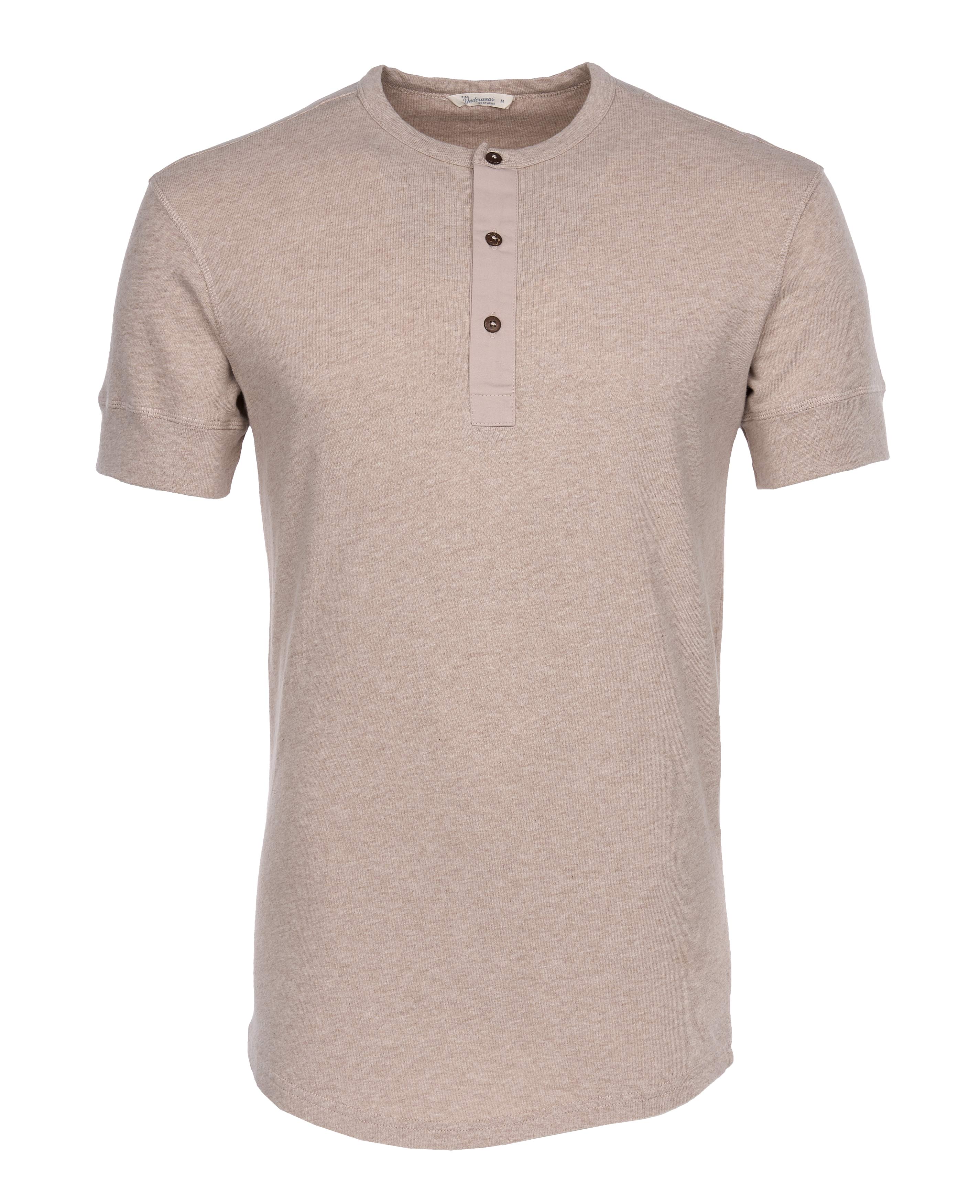 1927 Henley Shirt short sleeve oatmeal 1927 Henley Shirt short sleeve oatmeal