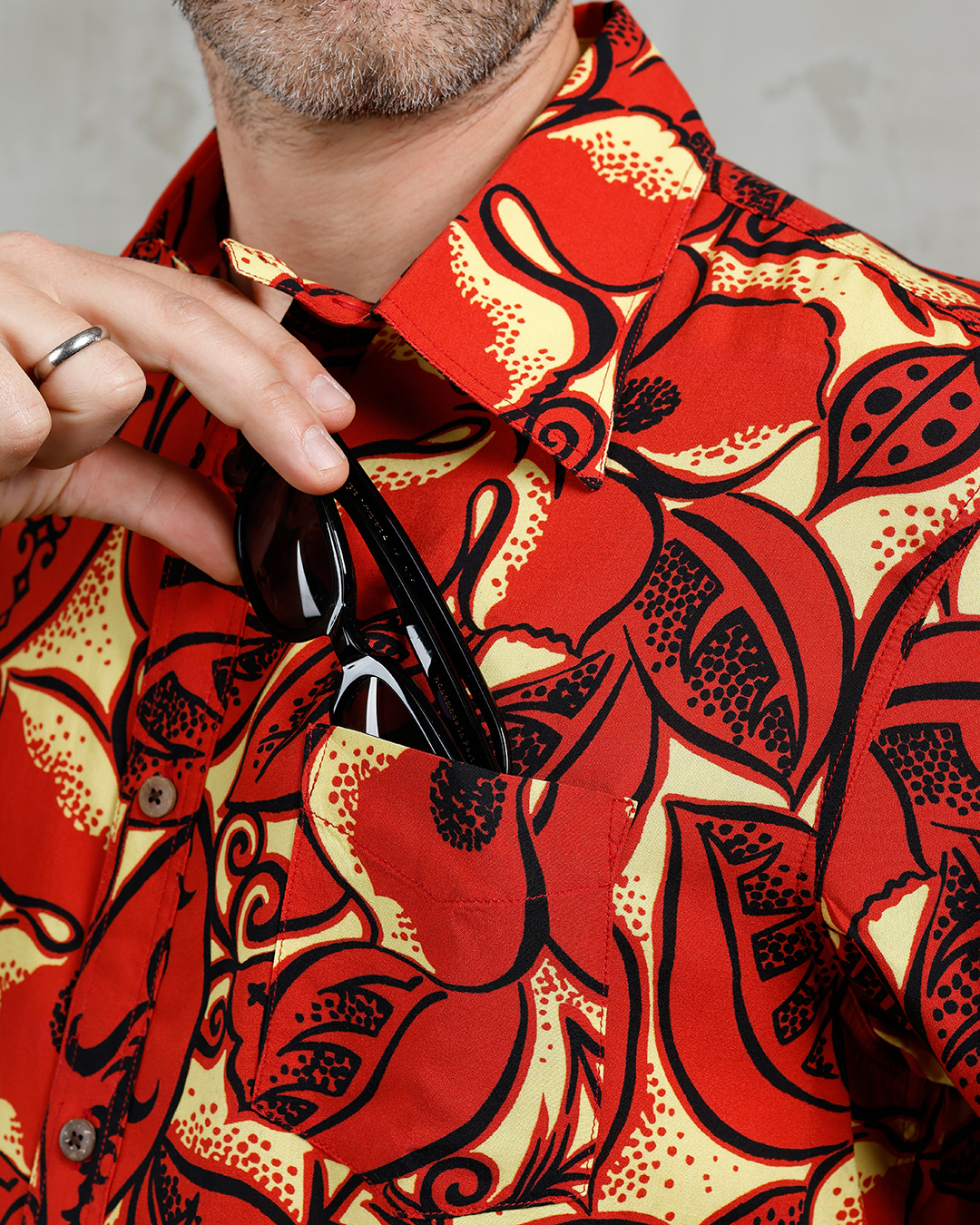 1948 Surf Shirt Random Red