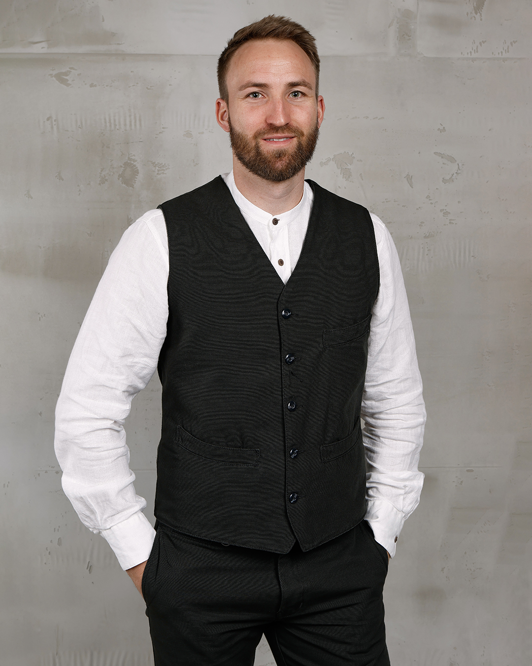 1908 Hazienda Vest Panama Grey