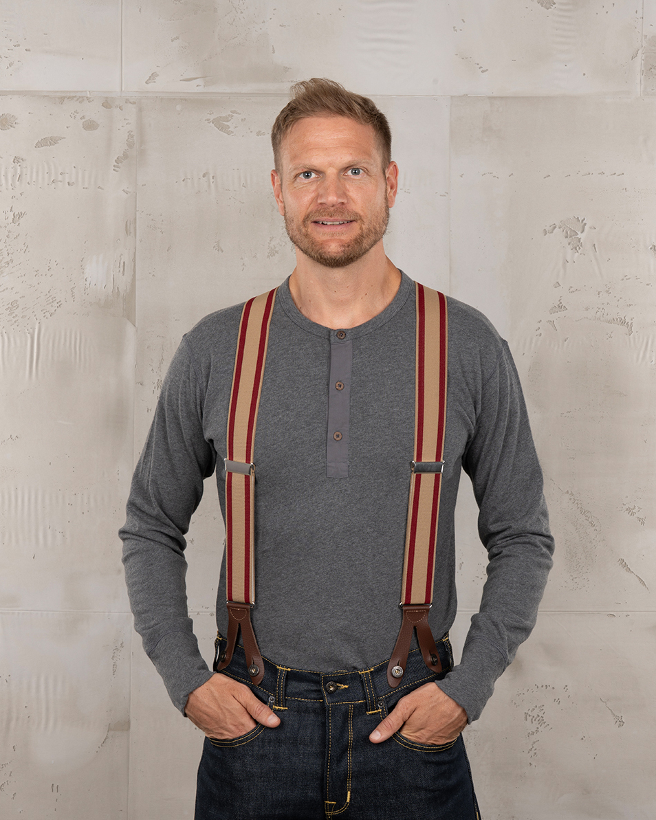 1937 Heavy Duty Braces Red 1937 Heavy Duty Braces Red