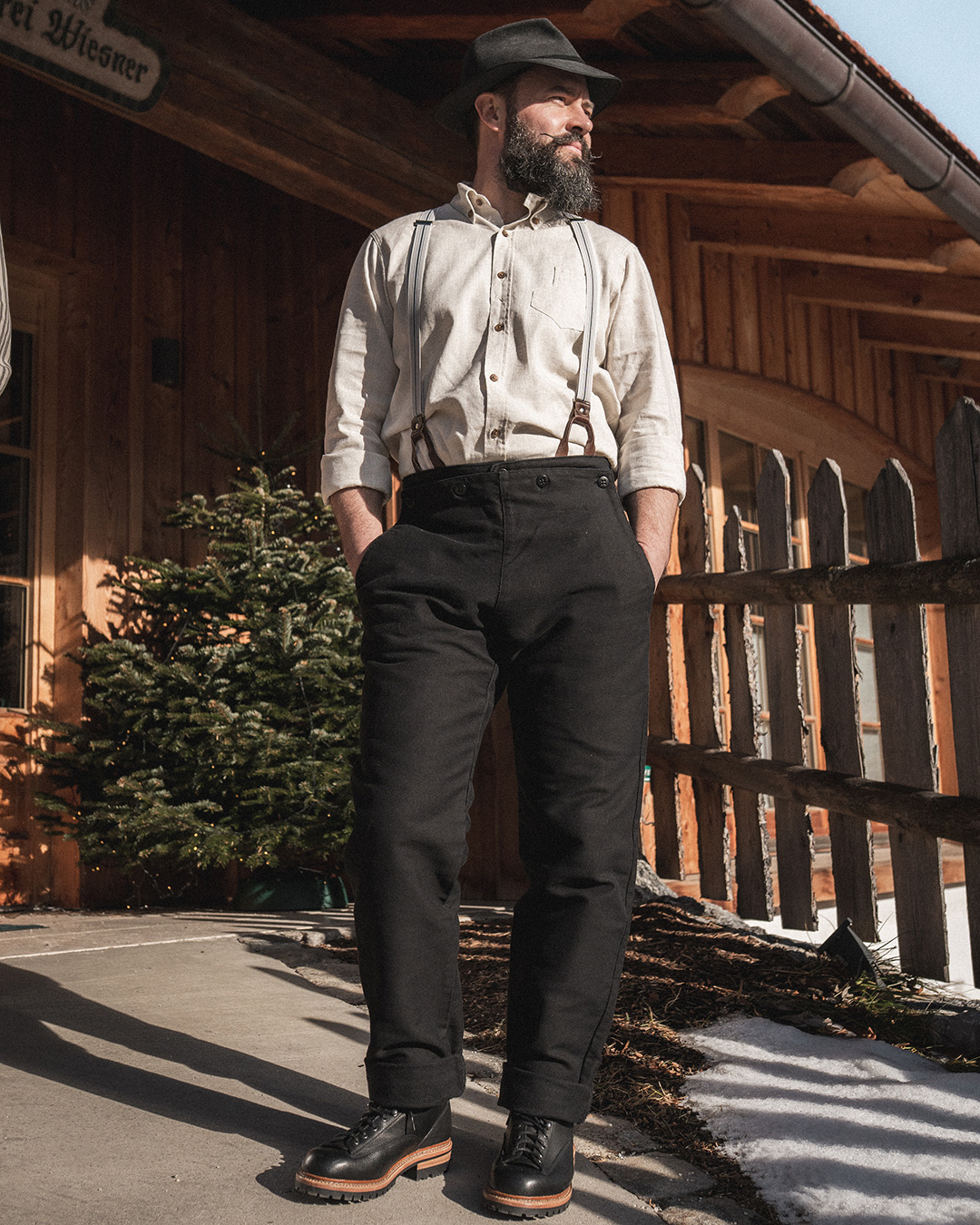 1932 Surveyor Shirt Natural White