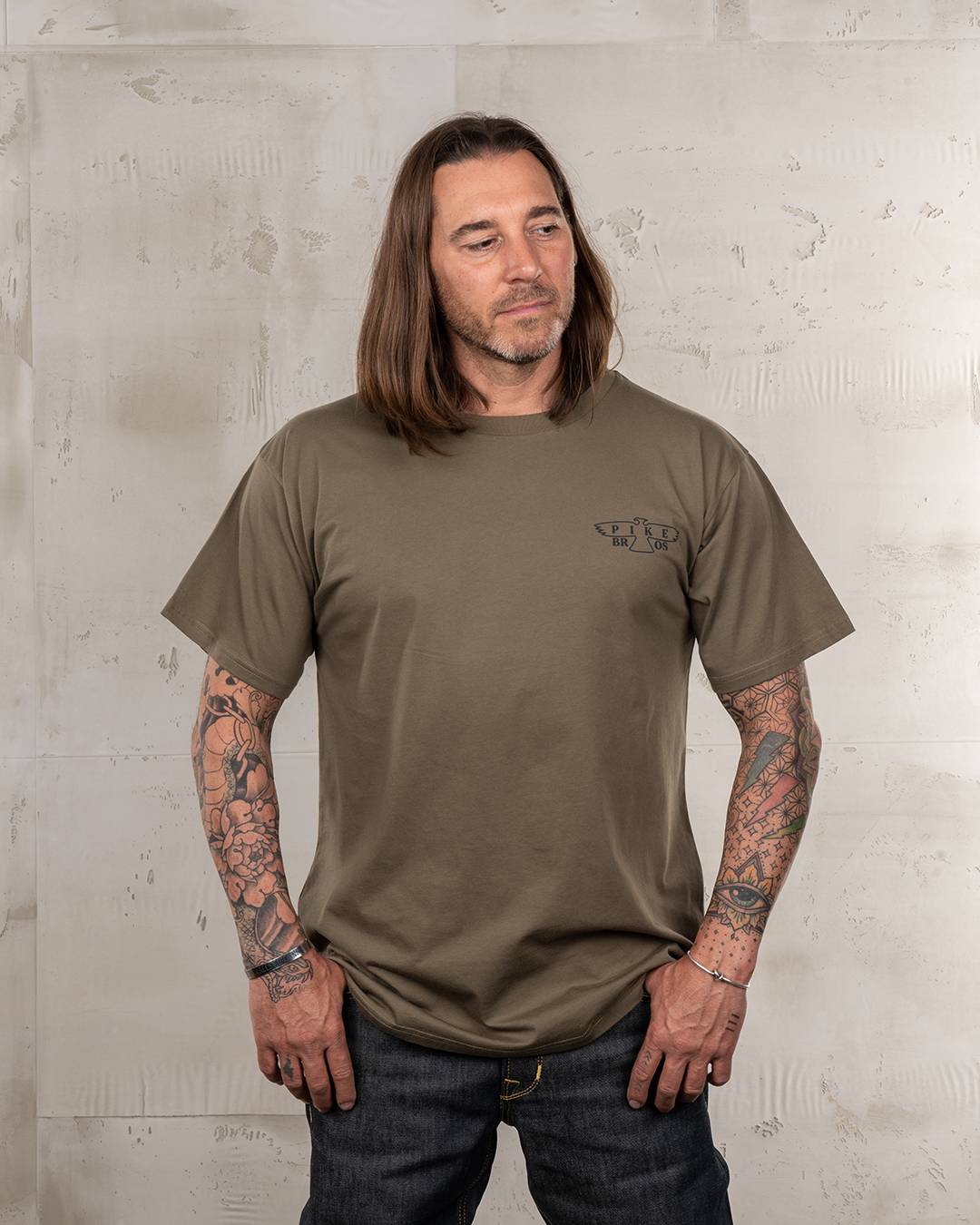 1969 Sports Tee Eagle Olive
