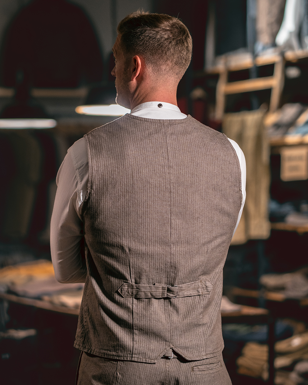 1905 Hauler Vest HBT brown