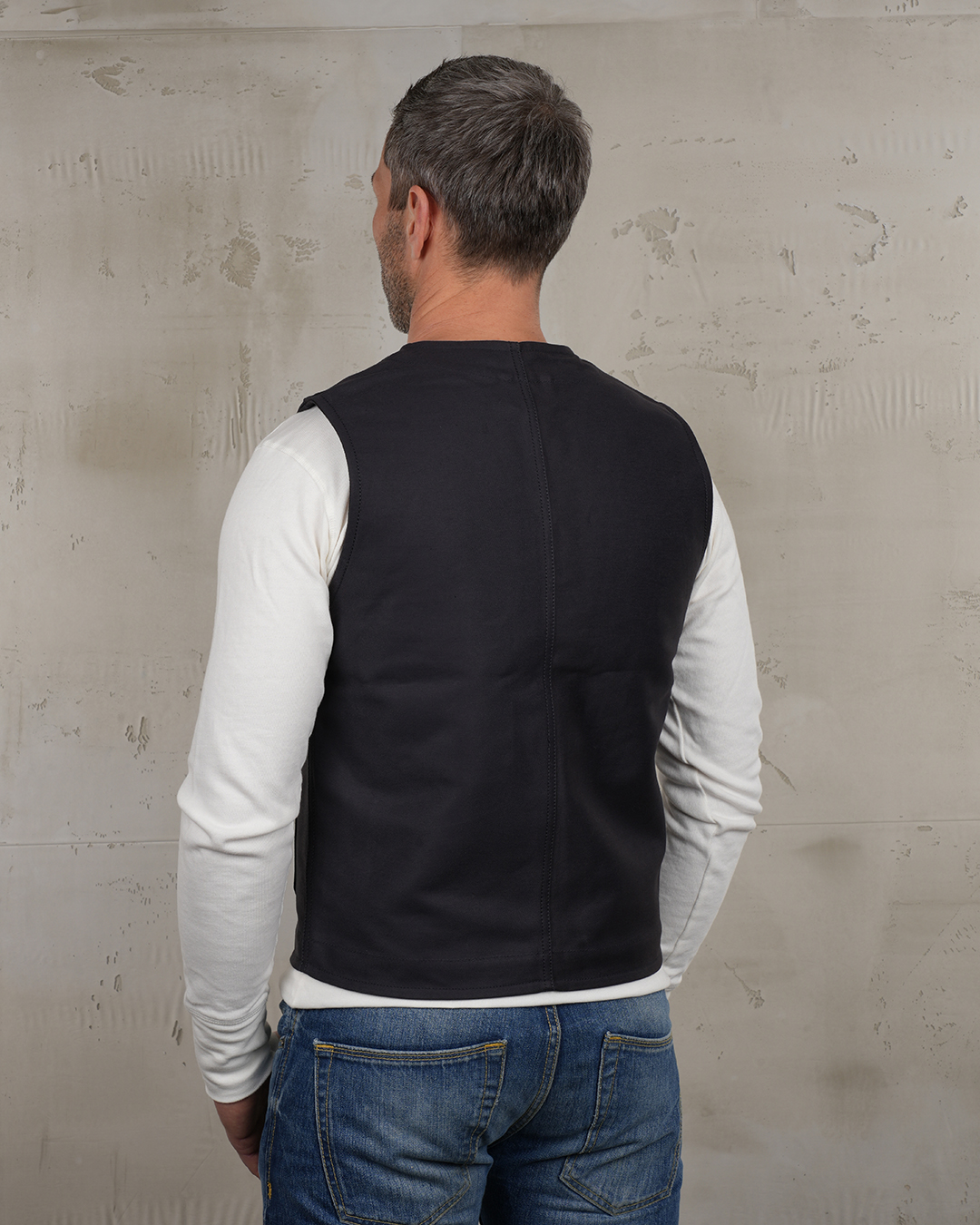1937 Roamer Vest Elephant Skin asphalt grey