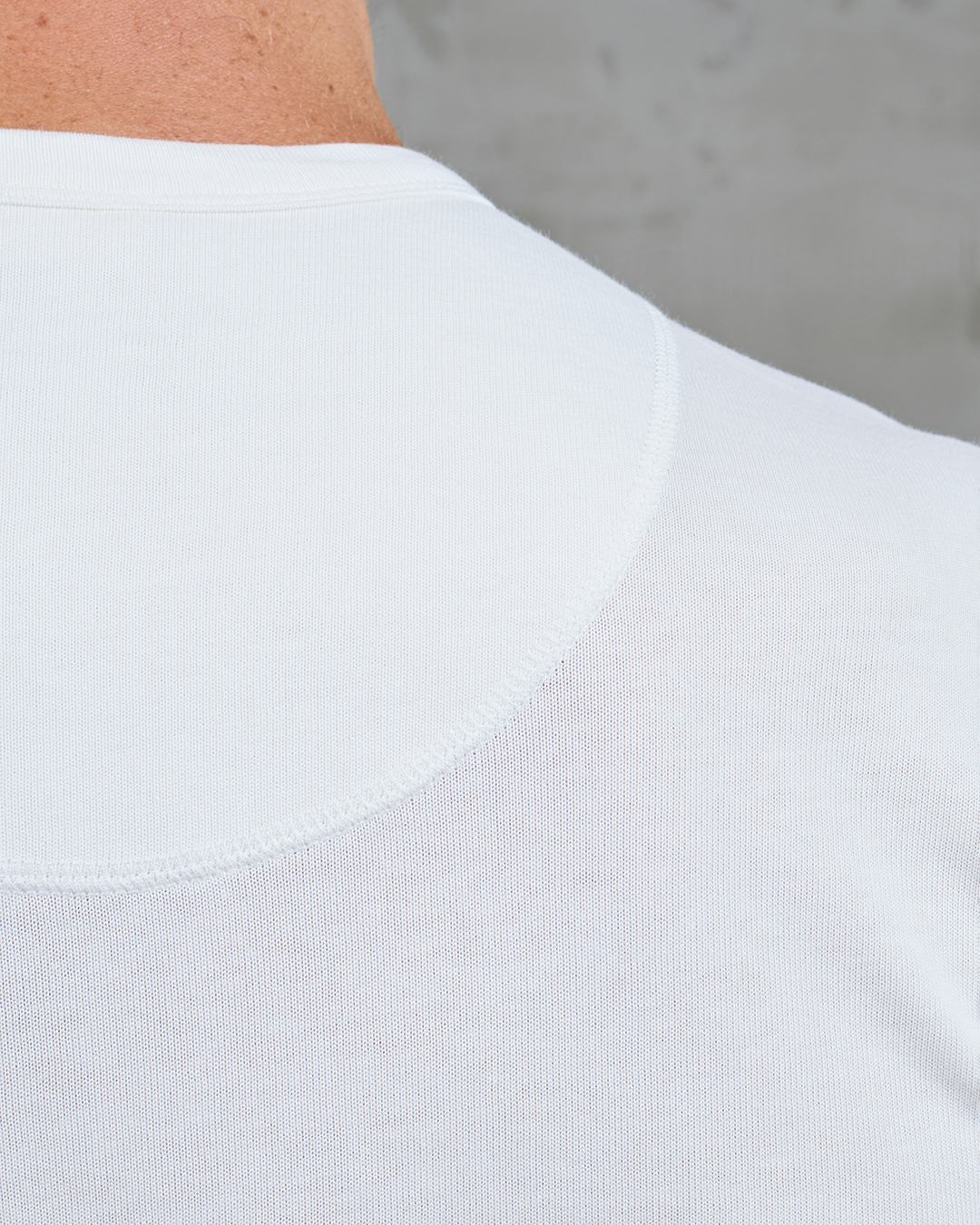 1927 Henley Shirt long sleeve ecru